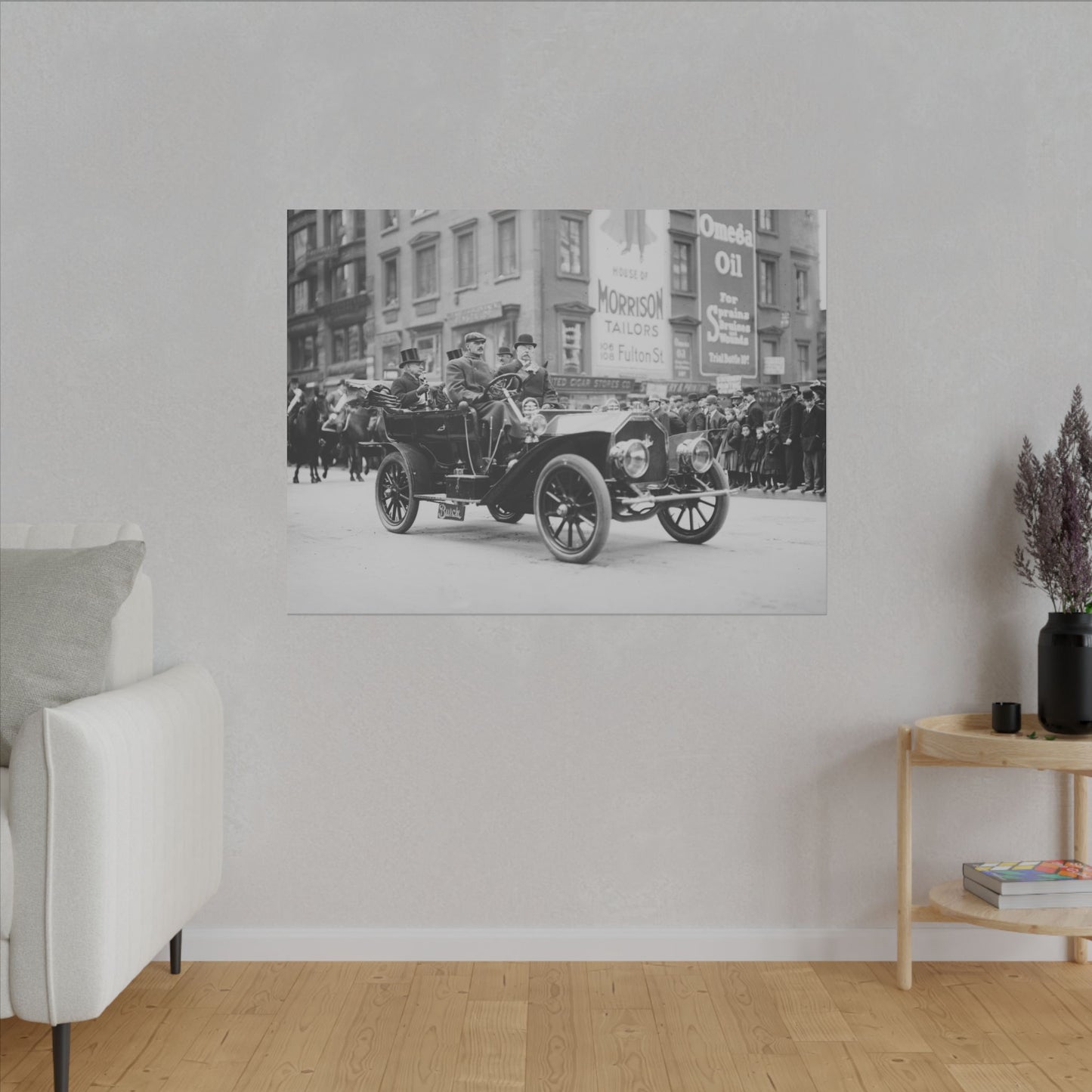 Vintage President Taft Arrival in NYC Canvas Print