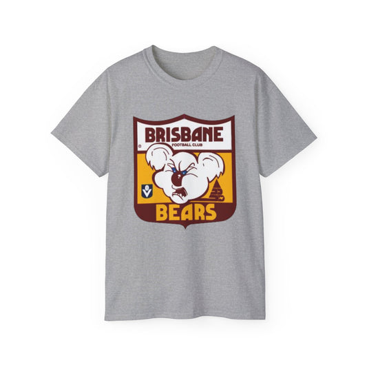 Brisbane Bears Unisex Ultra Cotton Tee - Old School Male 