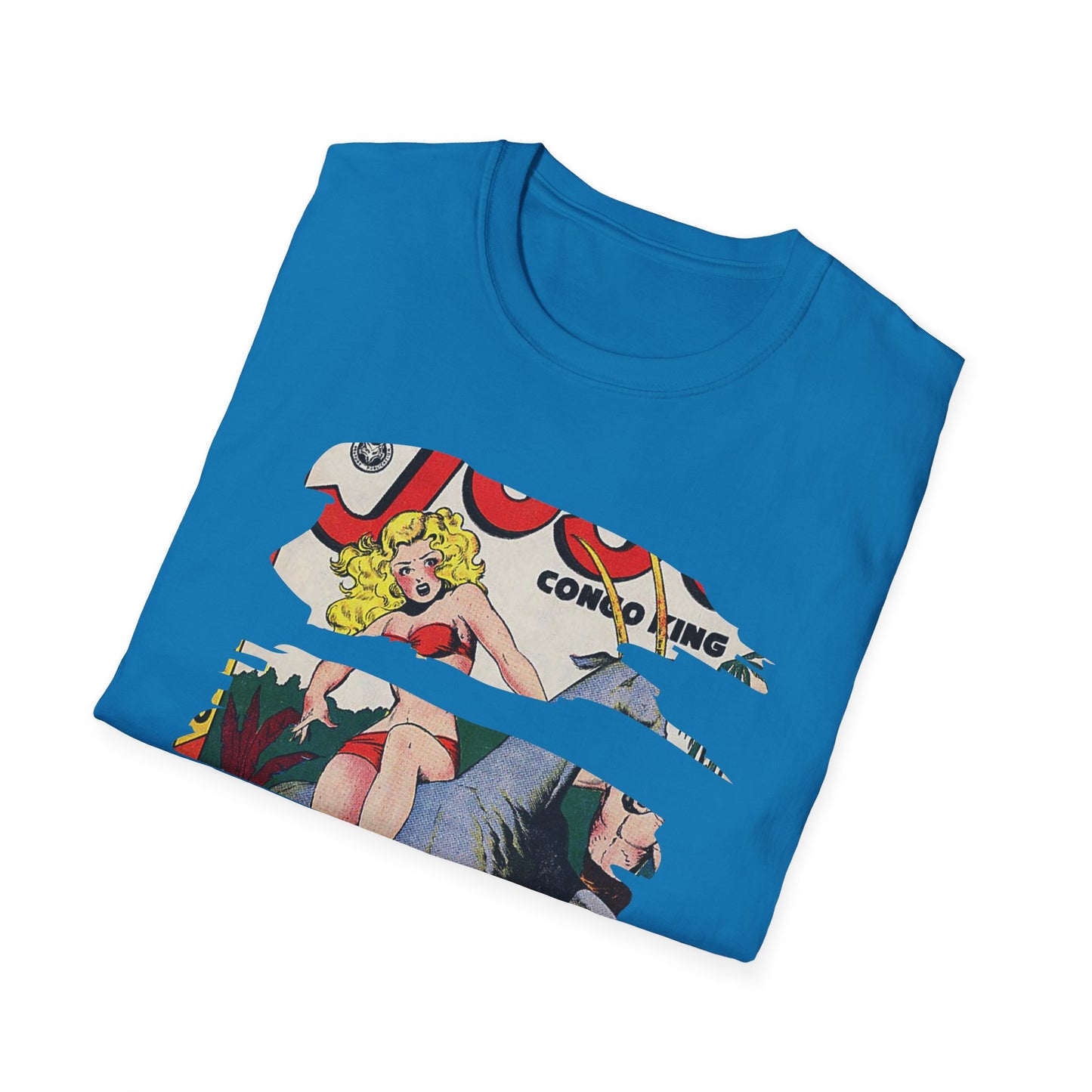 Vintage Comic Art Unisex Softstyle Tee