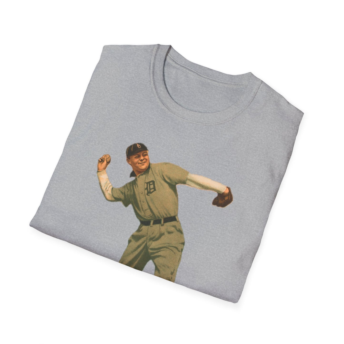 Retro Baseball Star Unisex Softstyle Tee