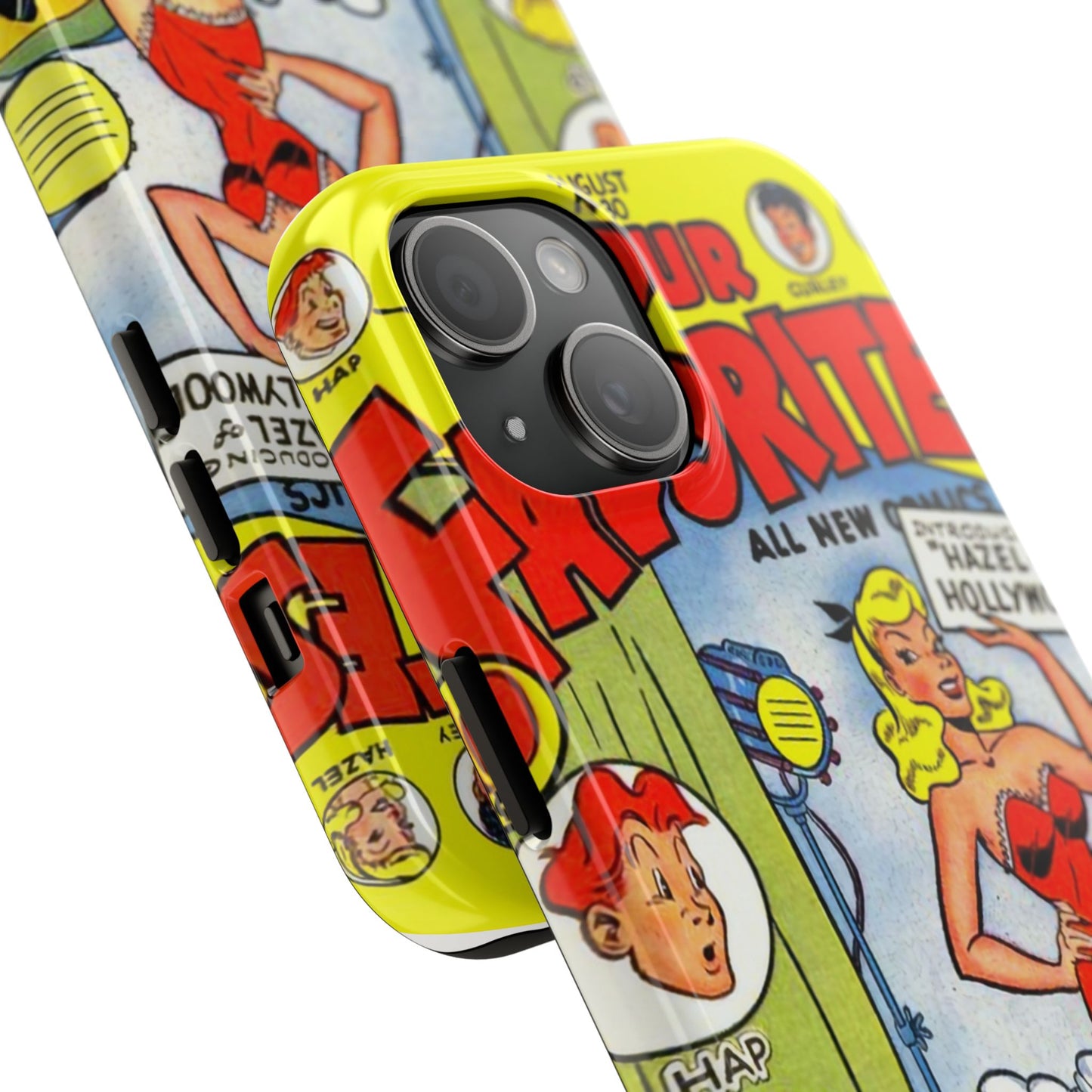 Vintage Comic Book Phone Case - Retro Art Design