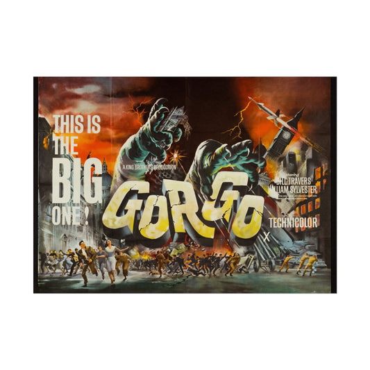 Gorgo Classic Film Poster Print - High-Quality Vibrant Artwork for Movie Buffs - Retro Home Decor