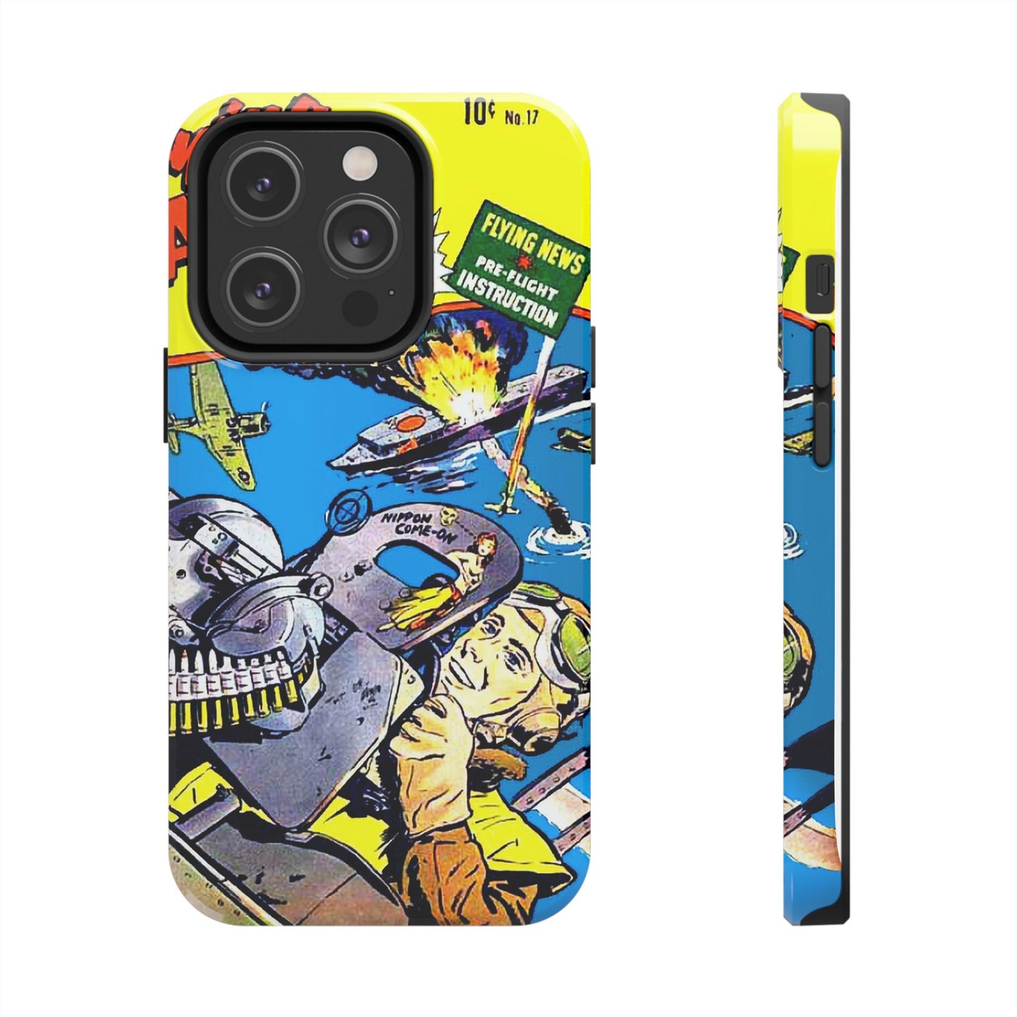 Vintage Comic Art Tough Phone Cases - Old School Male 