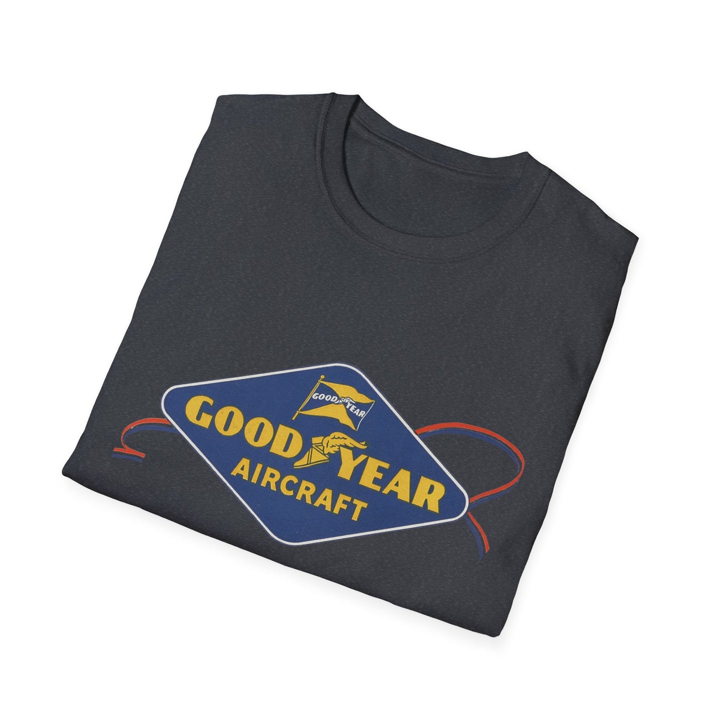 Fly High In Style: Vintage Goodyear Aircraft T-Shirt For Aviation Buffs & Retro Fans!