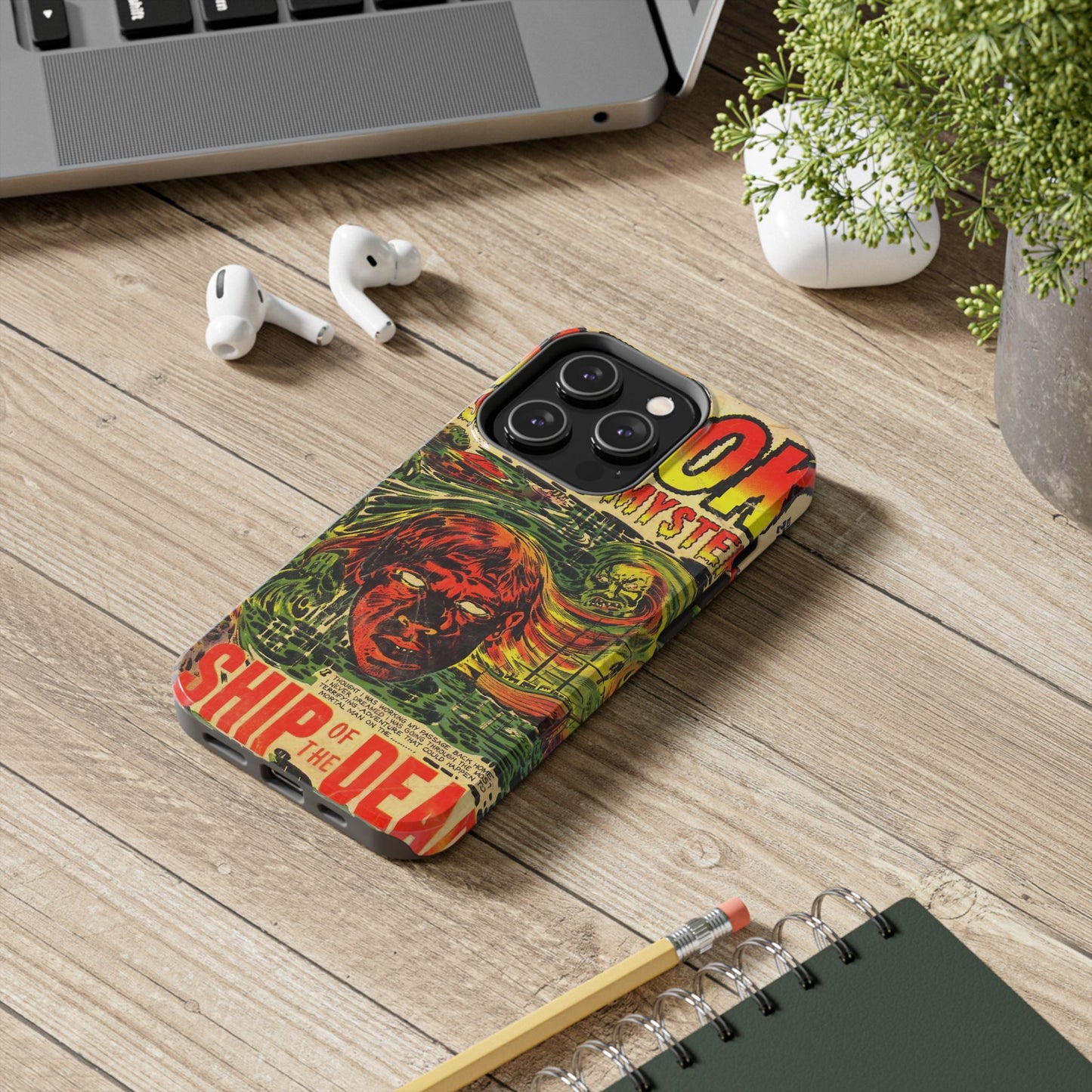 Vintage Horror Comic Phone Cover - Old School Male 