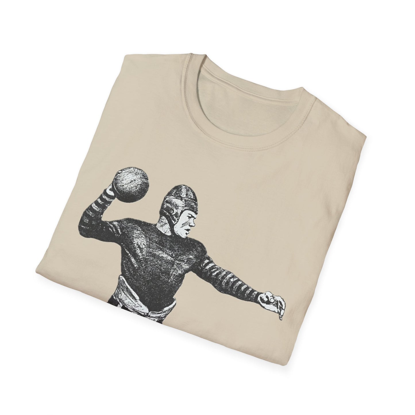 Retro Brick Muller Football Player Tee