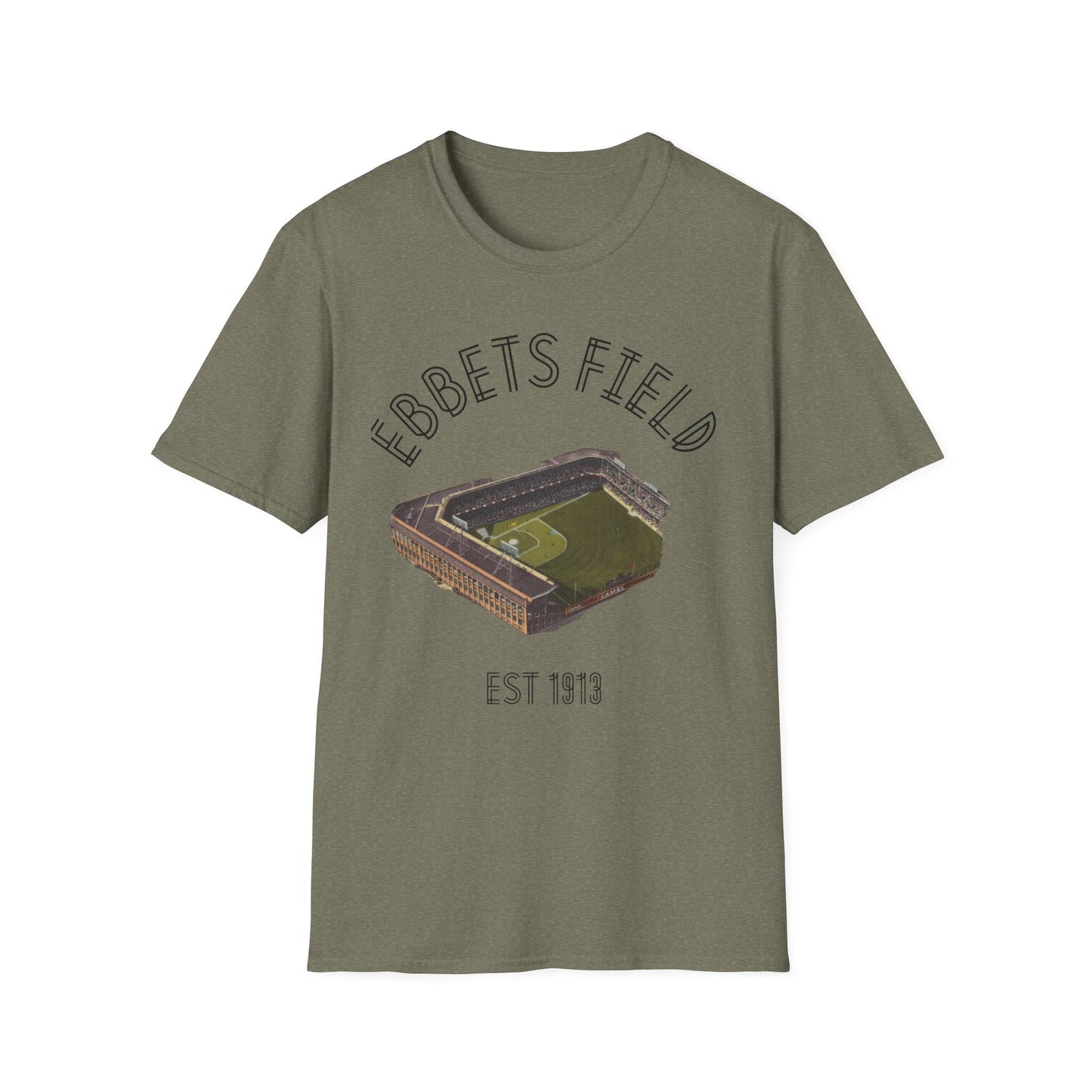 Classic Ebbets Field Retro Baseball Park Tee