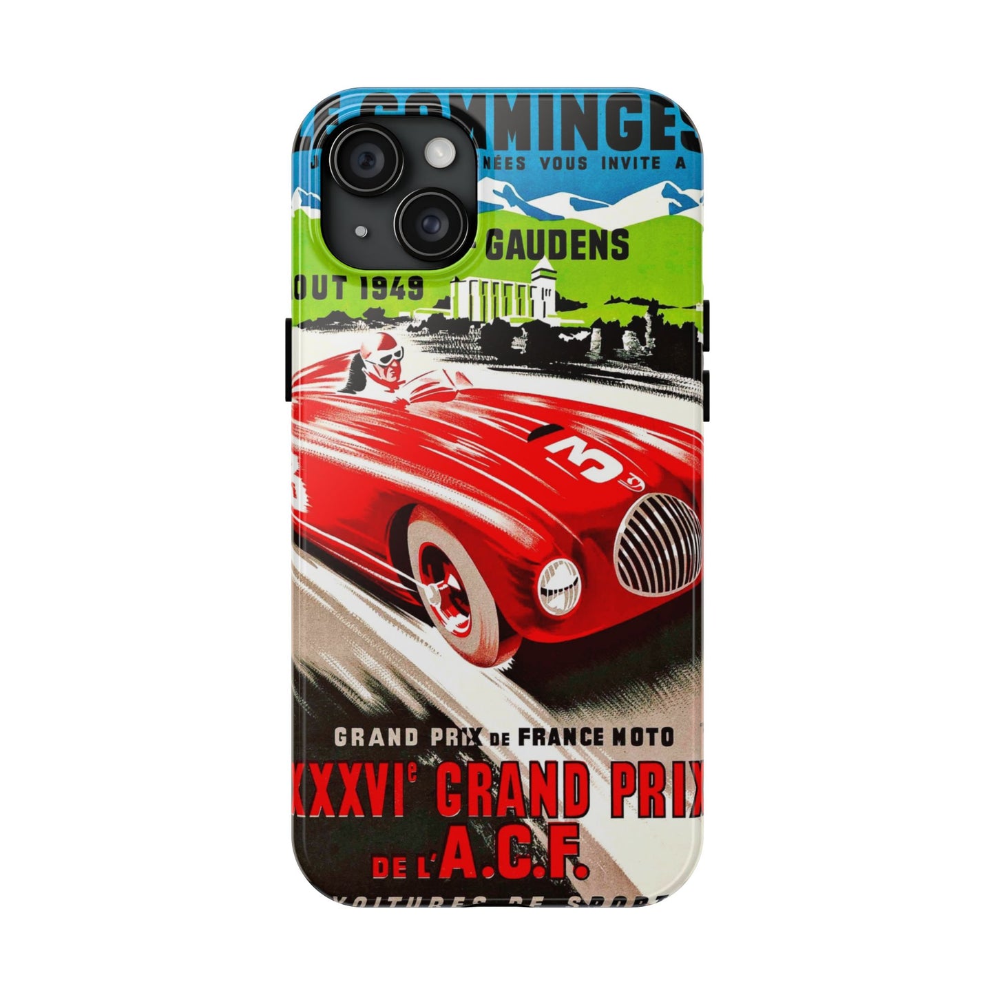 Vintage Racing Tough Phone Cases - Old School Male 