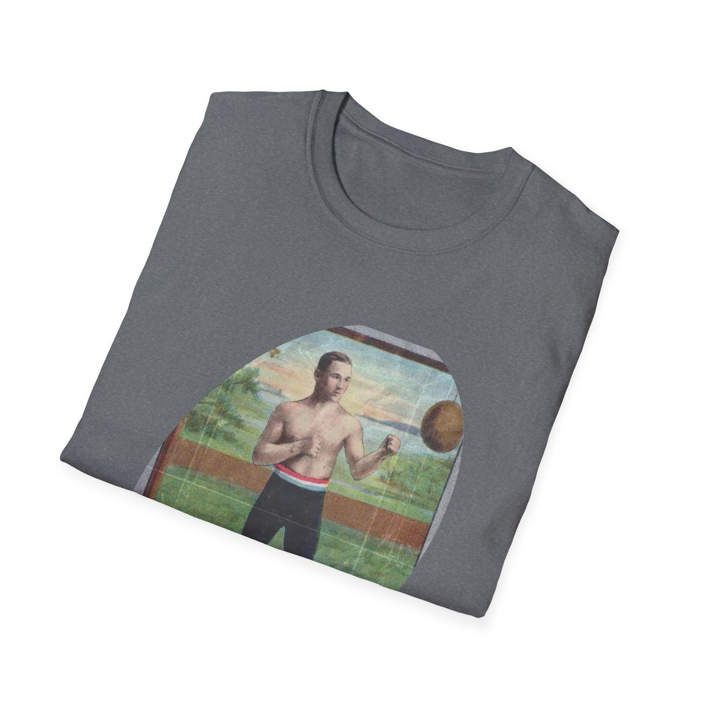 Retro Boxer Fighter Unisex Cotton T-Shirt