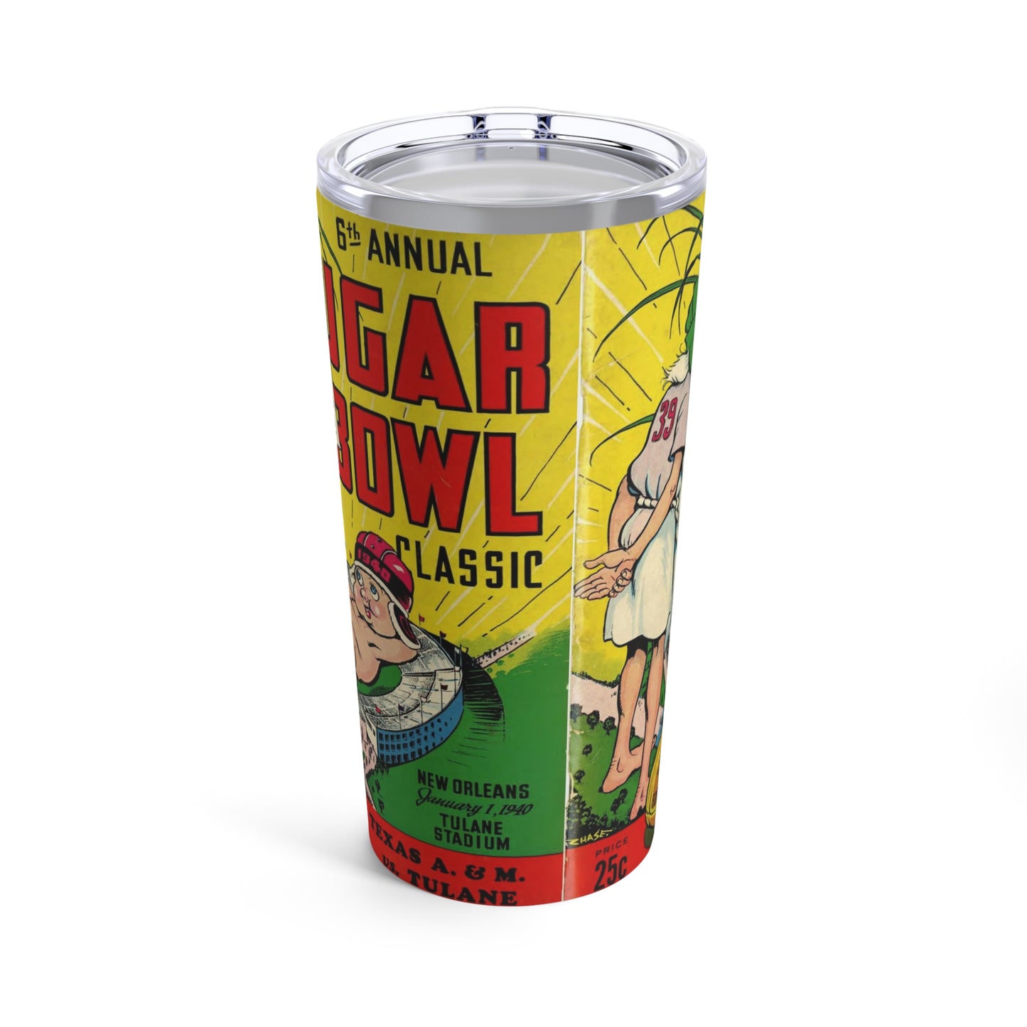 Retro 1940s Insulated Sugar Bowl Tumbler - Old School Male 