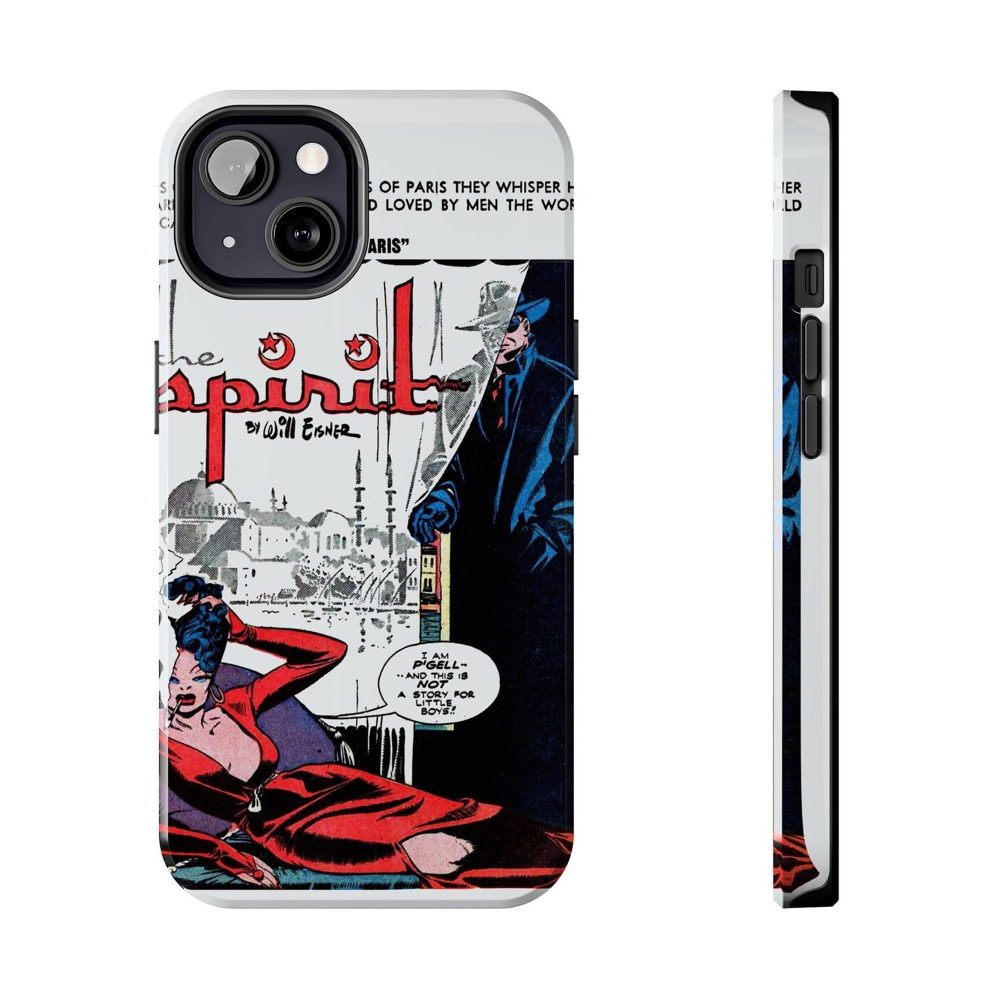 Vintage Spirit Comic Tough Phone Cases for Ultimate Protection - Old School Male 