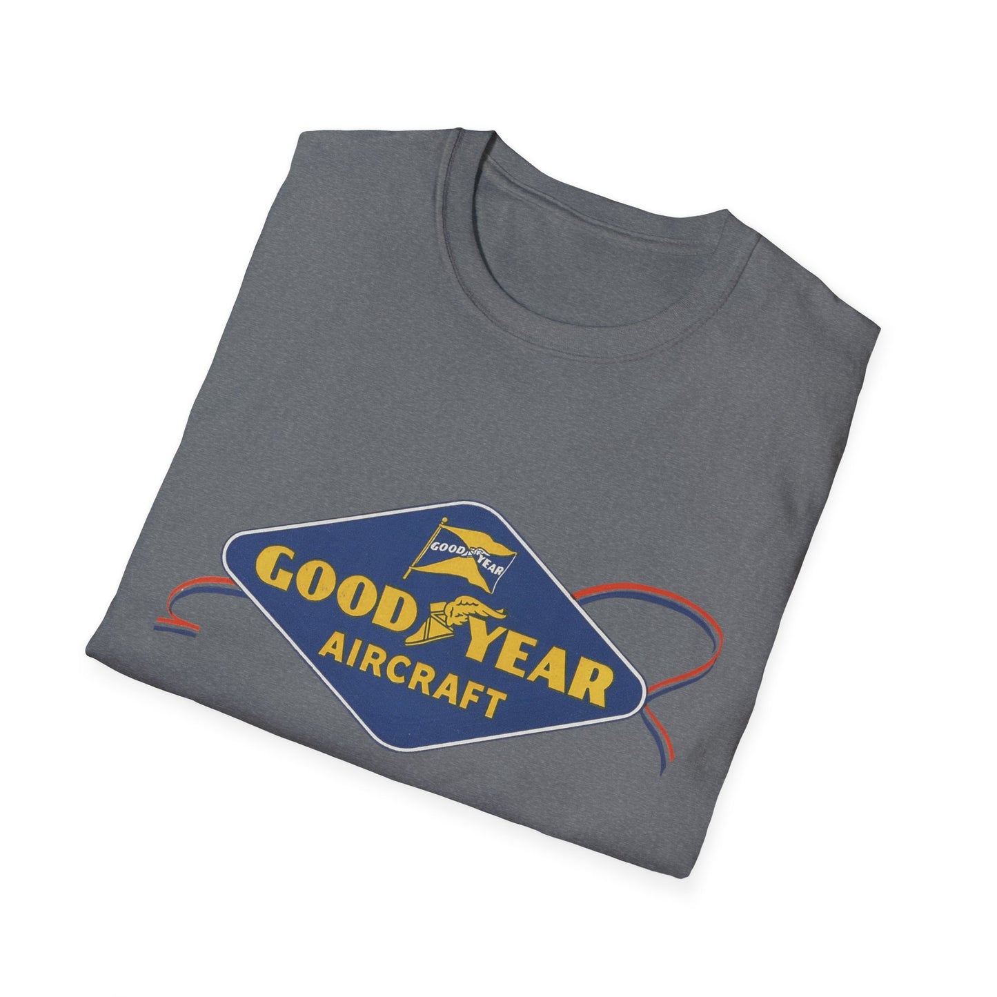 Fly High In Style: Vintage Goodyear Aircraft T-Shirt For Aviation Buffs & Retro Fans!