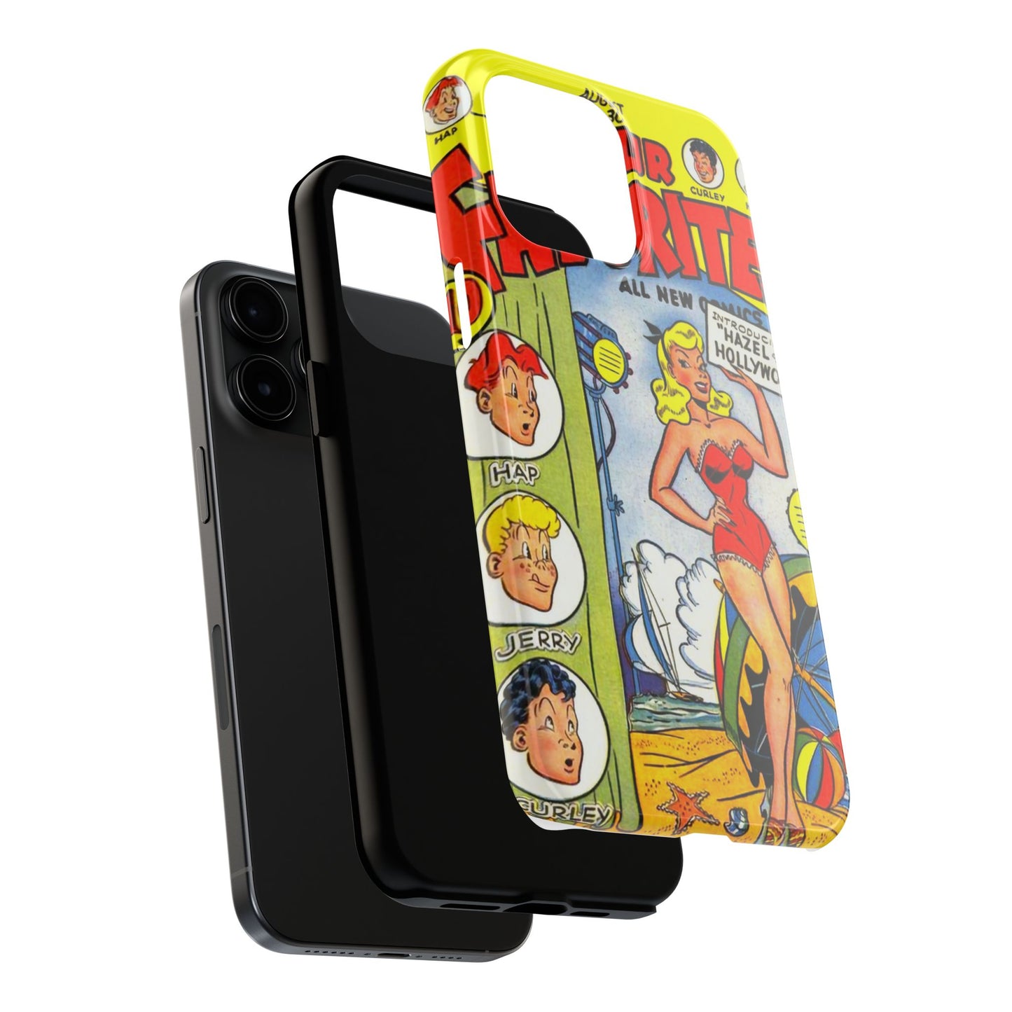 Vintage Comic Book Phone Case - Retro Art Design