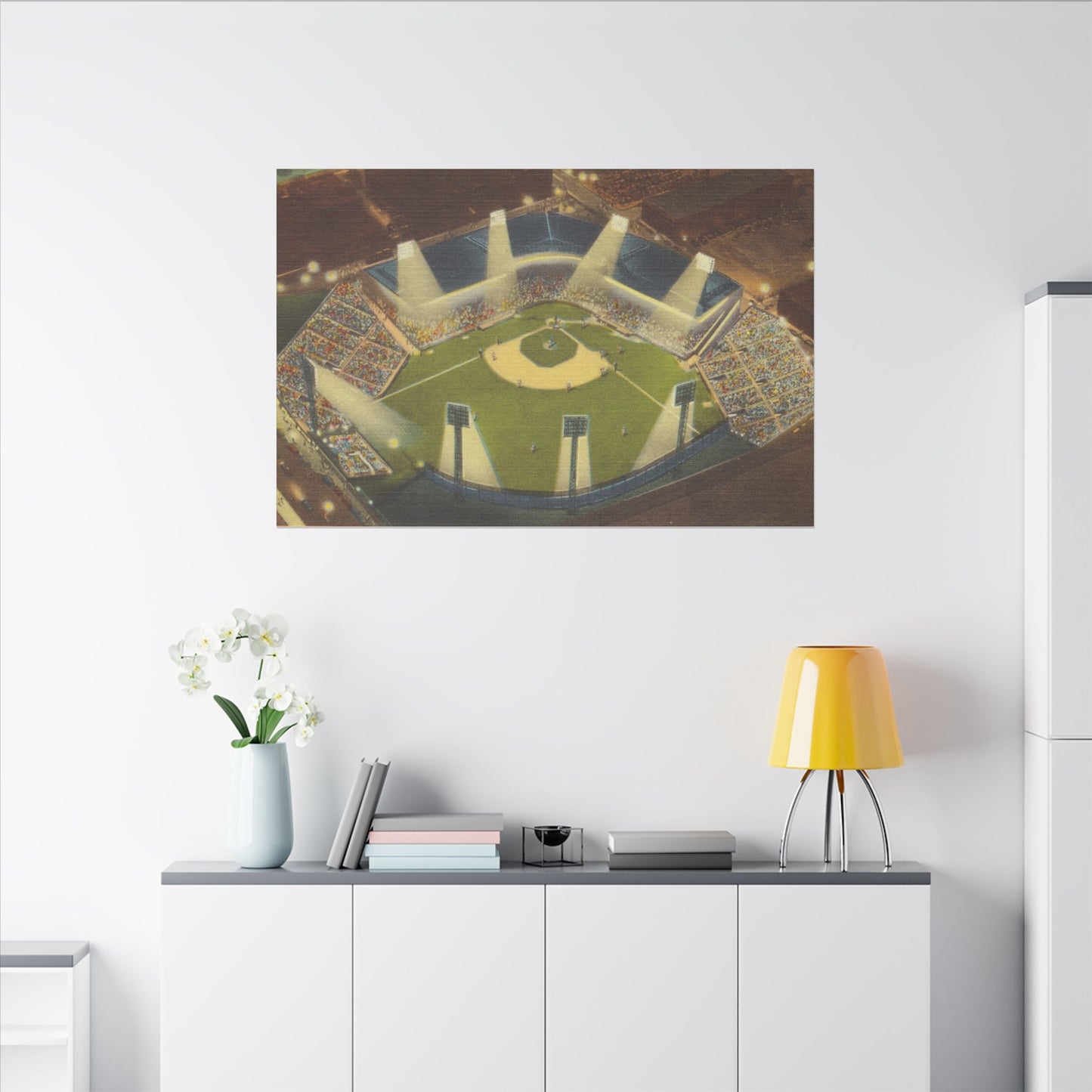 Classic Boston Braves Field Canvas Art Print