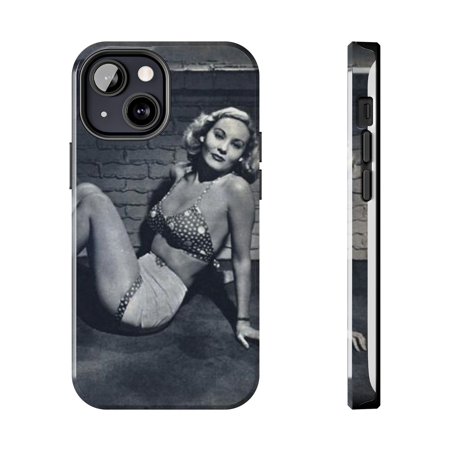 Retro Pinup Girl Tough Smartphone Cases - Old School Male 