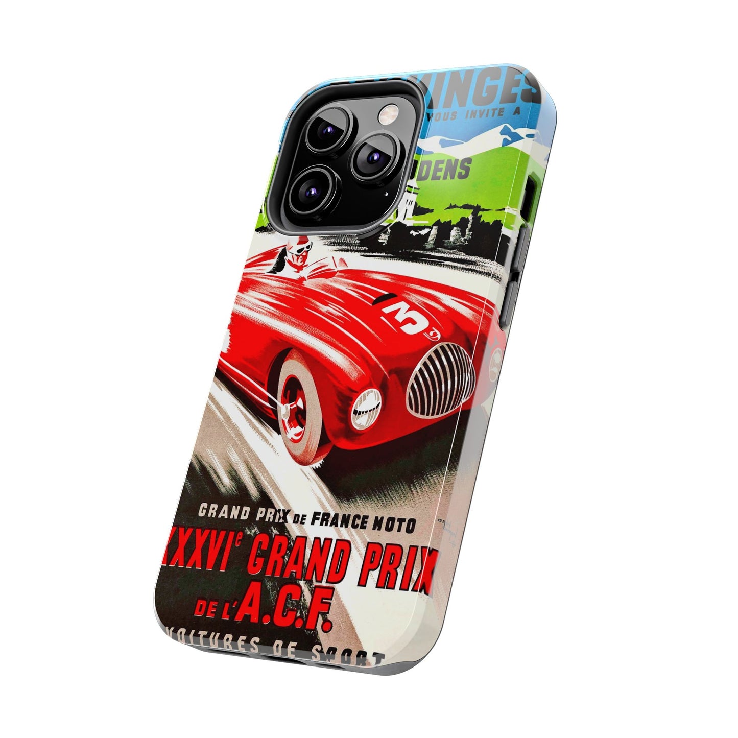 Vintage Racing Tough Phone Cases - Old School Male 