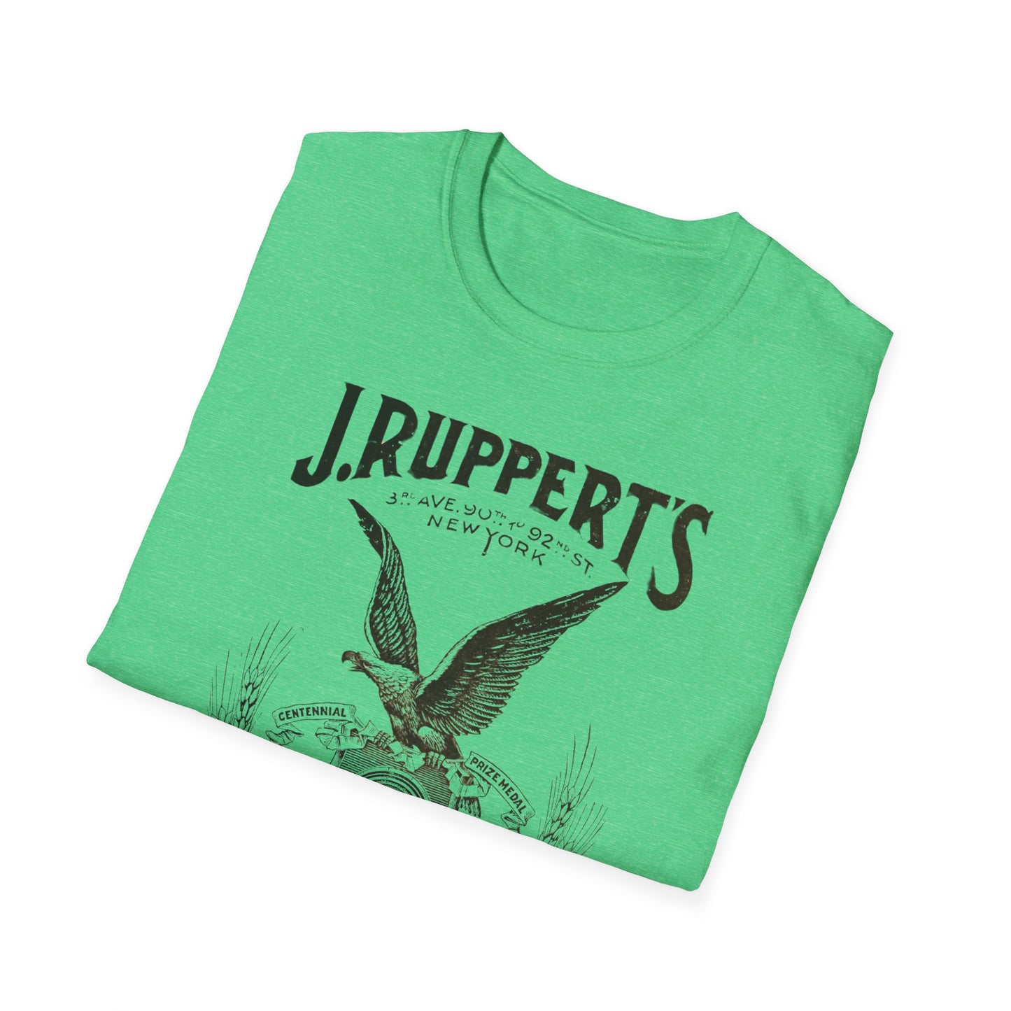 Retro Vintage J Rupperts Brewery T-Shirt - 100% Cotton Classic Fit for Beer Lovers