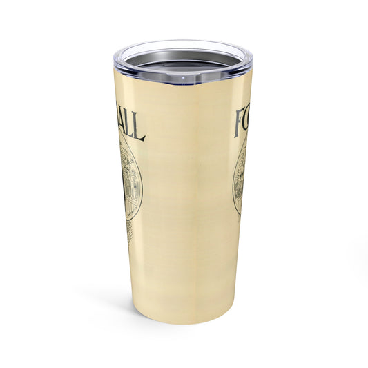 Retro American Football Insulated Tumbler 20oz - Old School Male 