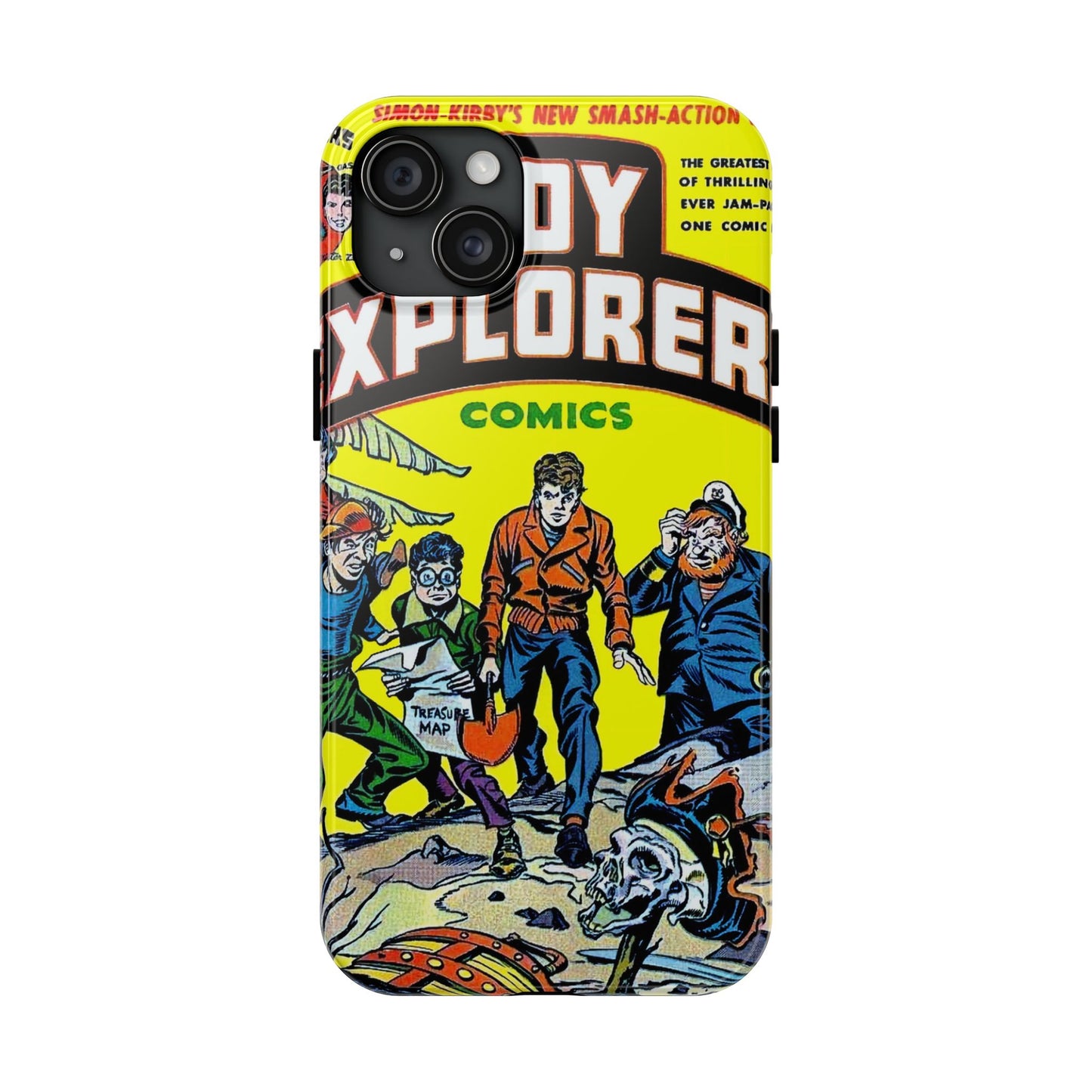 Vintage Comic Book Cover Rugged Phone Cases - Old School Male 