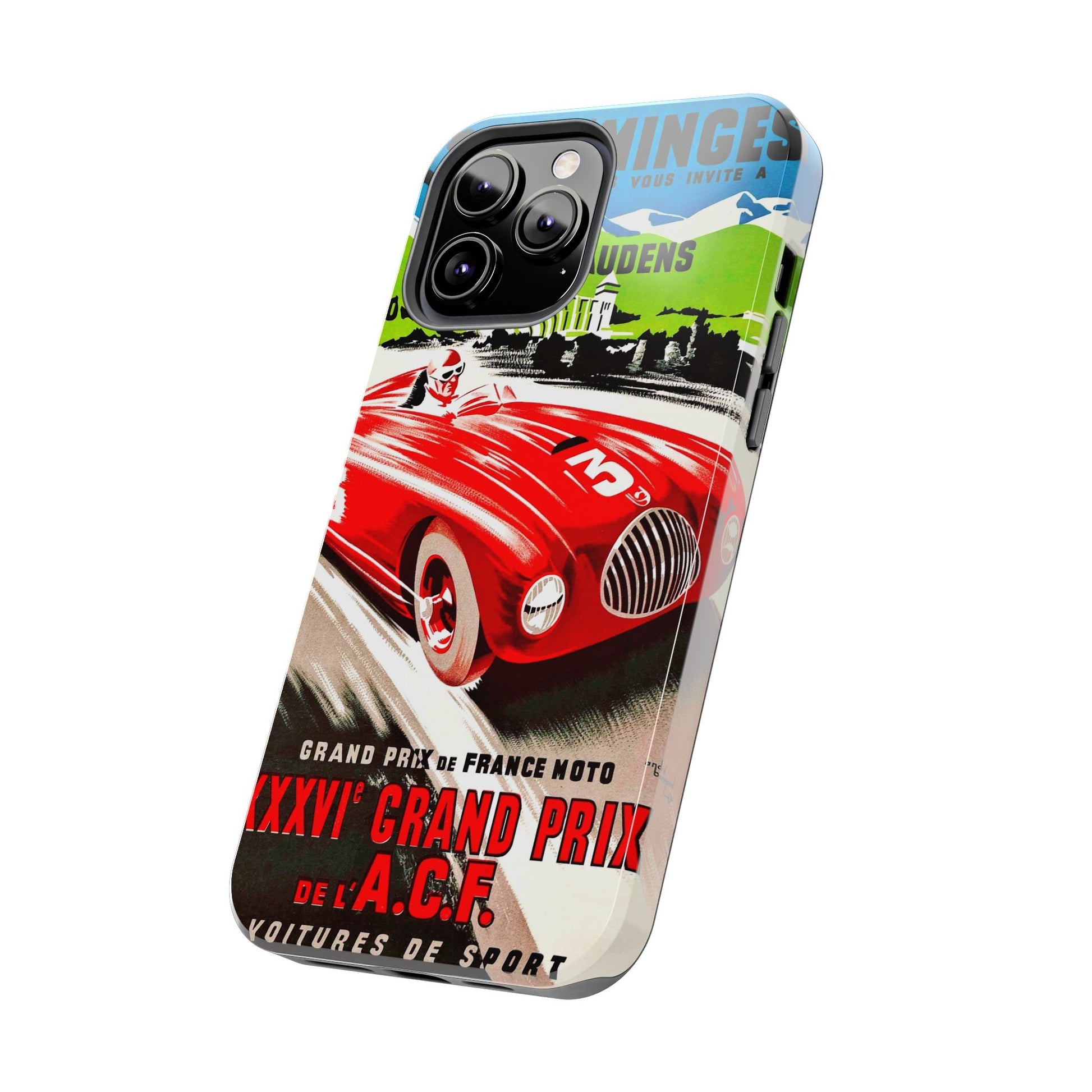 Vintage Racing Tough Phone Cases - Old School Male 