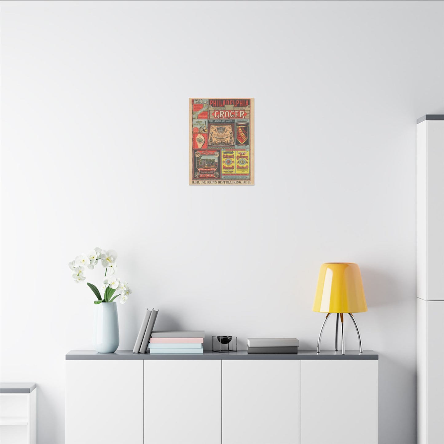 Vintage Grocery Store Canvas Art Print