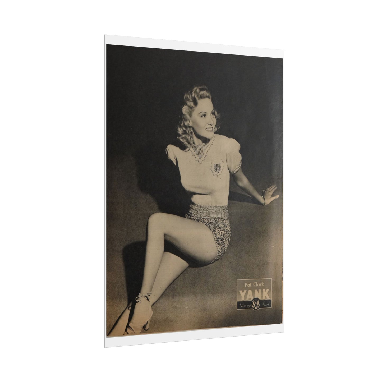 Pin Up Girl Pat Clark Rolled Poster