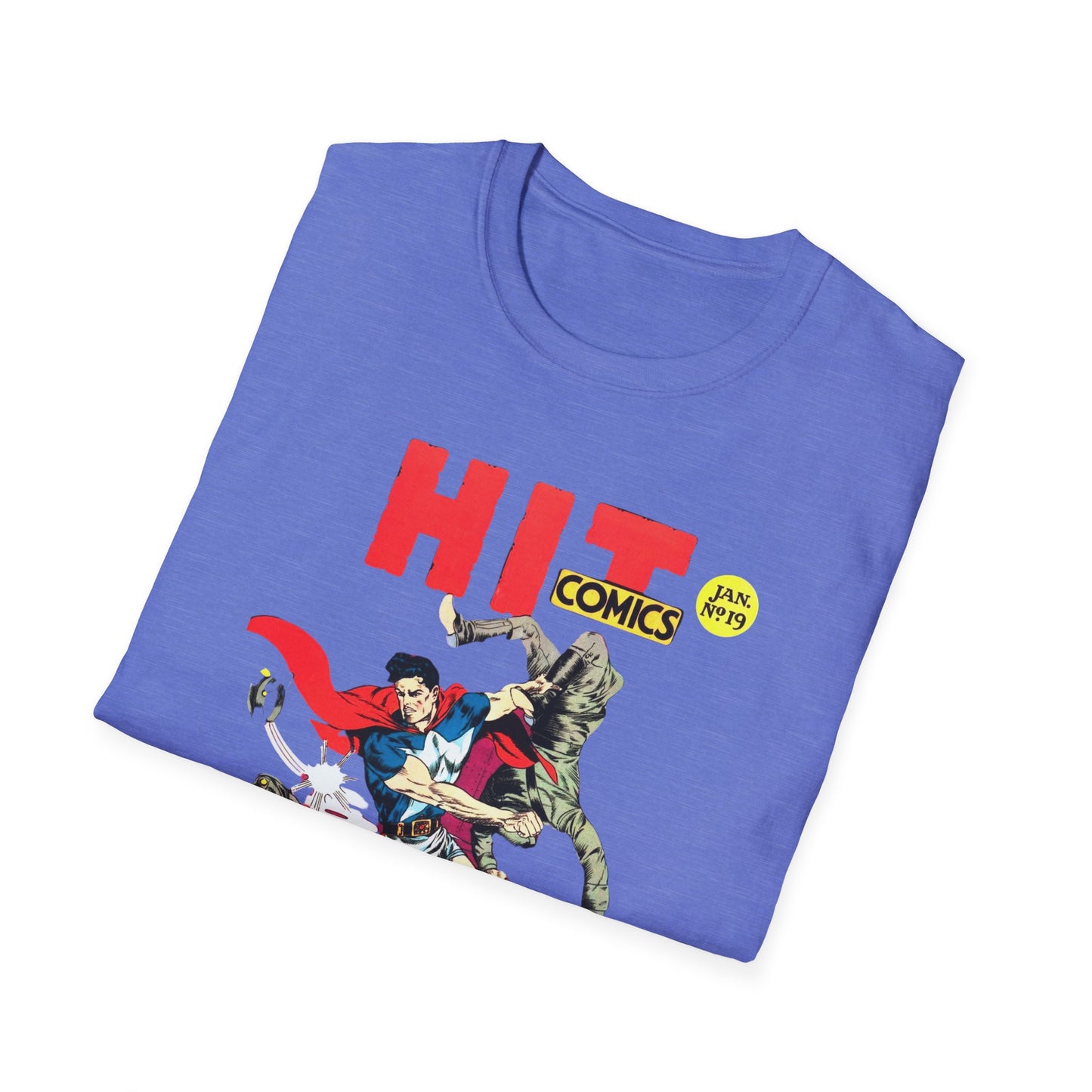 Vintage Comic T-Shirt for Adults - 100% Cotton Classic Fit with Iconic Retro Design