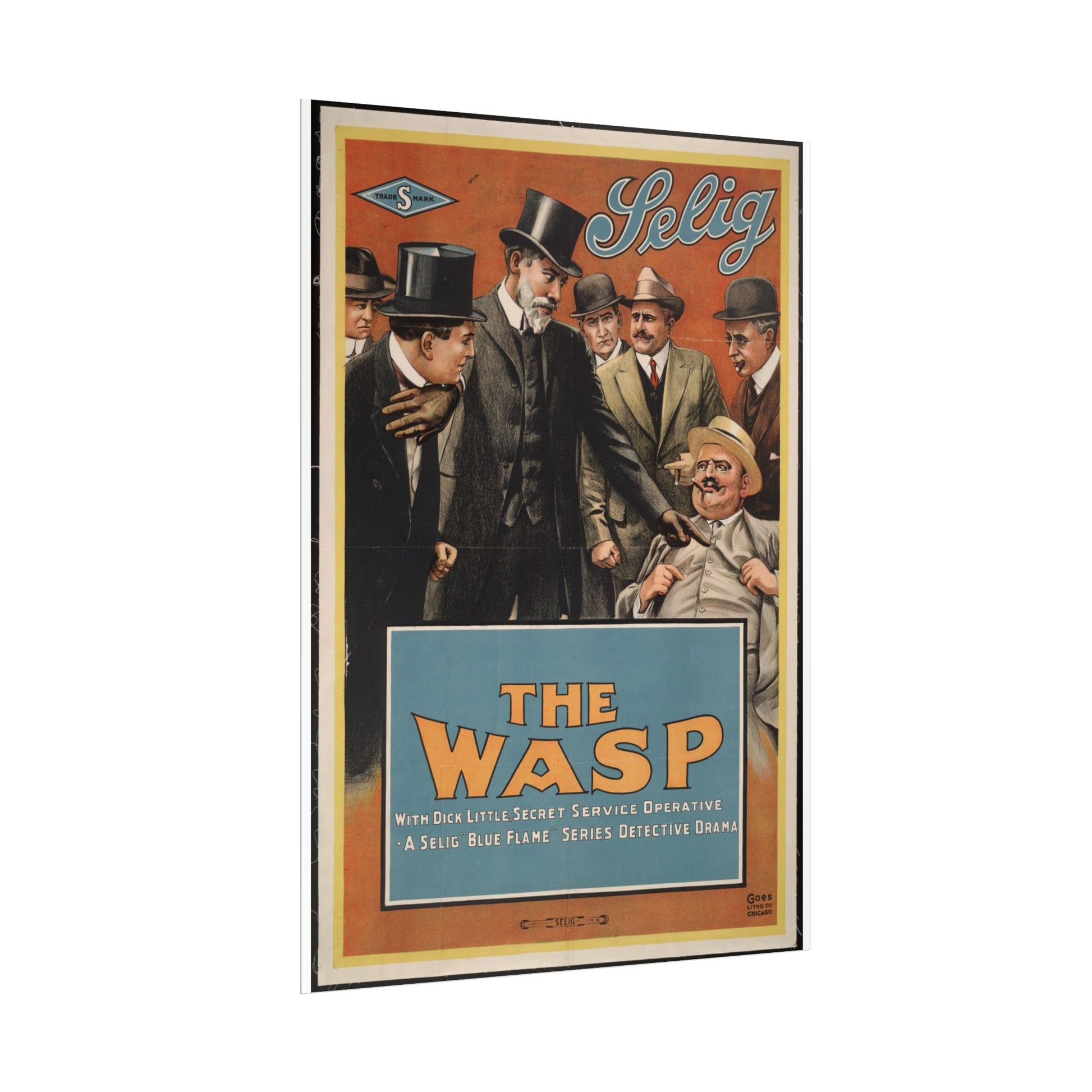 The Wasp Vintage Movie Poster - Old School Male 