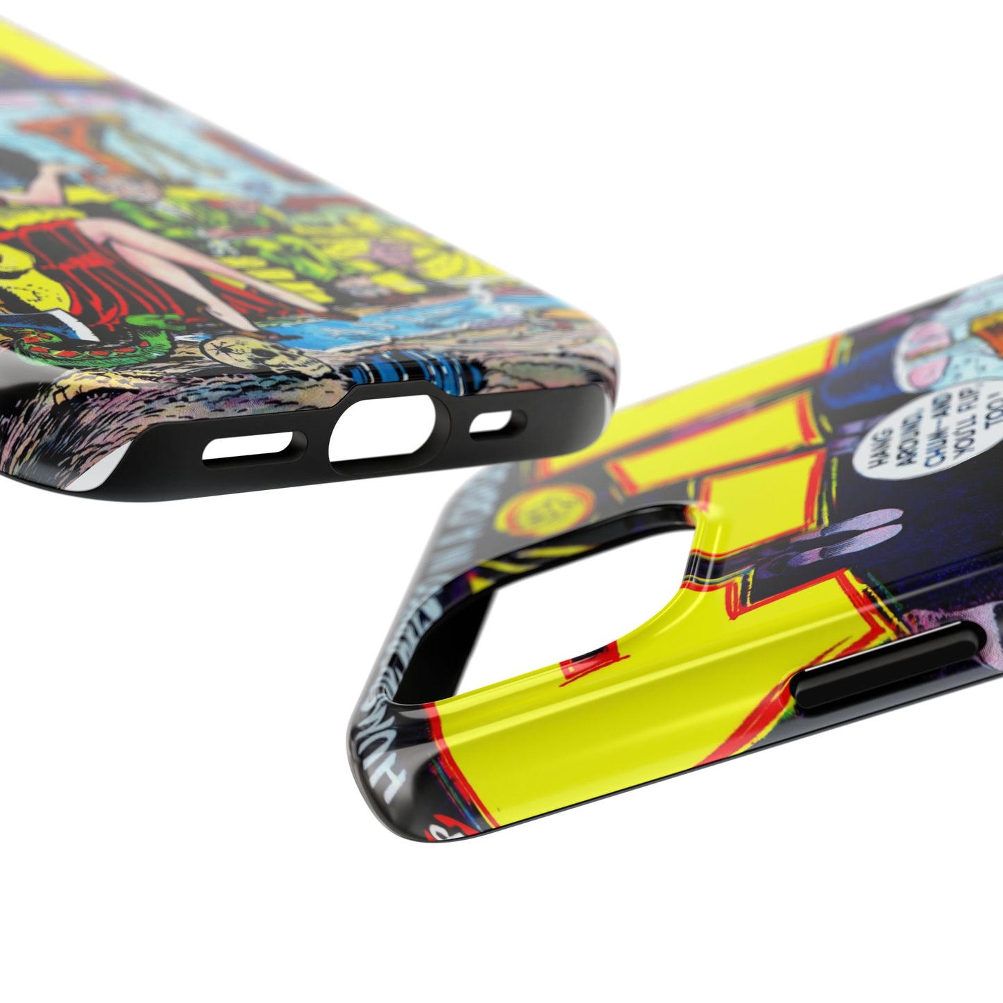 Vintage Comic Book Style Heavy-Duty Phone Cases