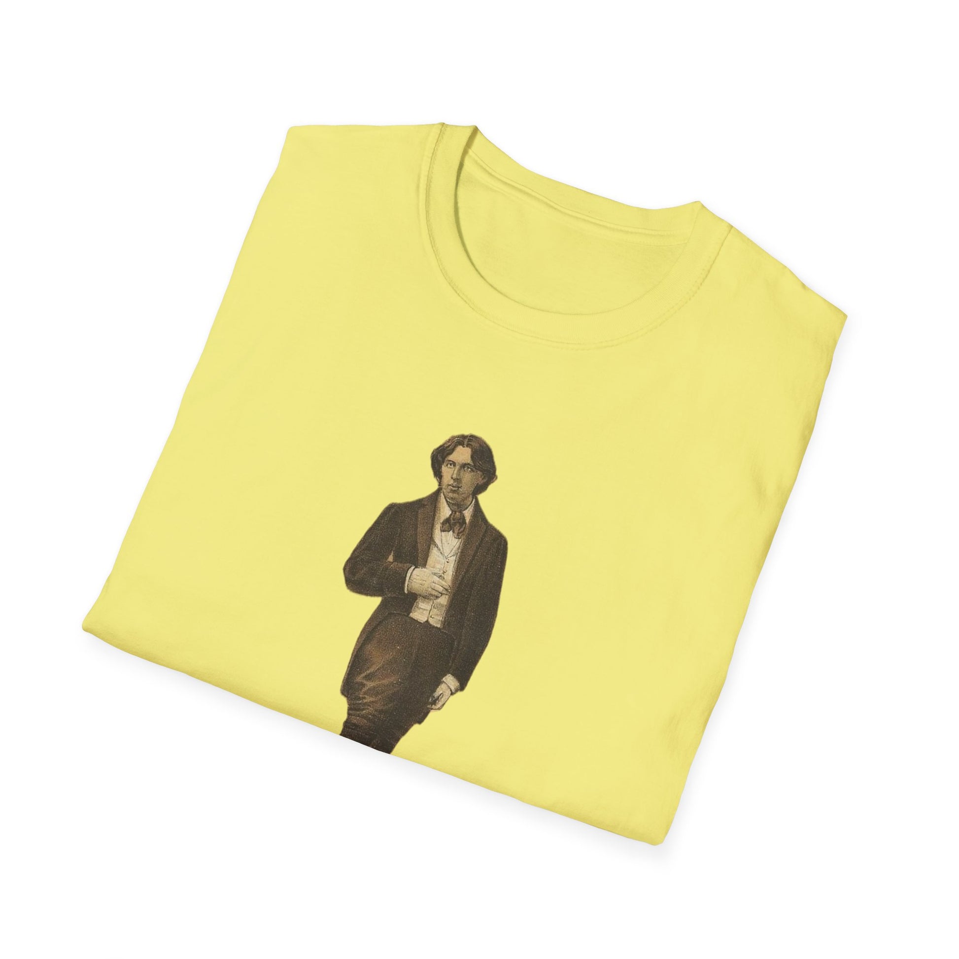 Classic Literary Icon T-Shirt - Old School Male 