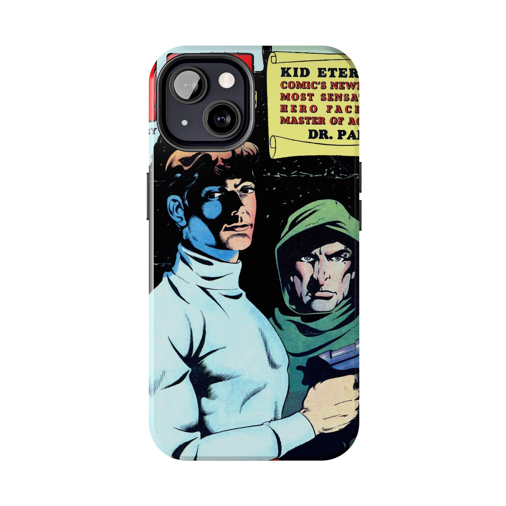 Vintage Comic Book Cover Durable Phone Cases - Old School Male 