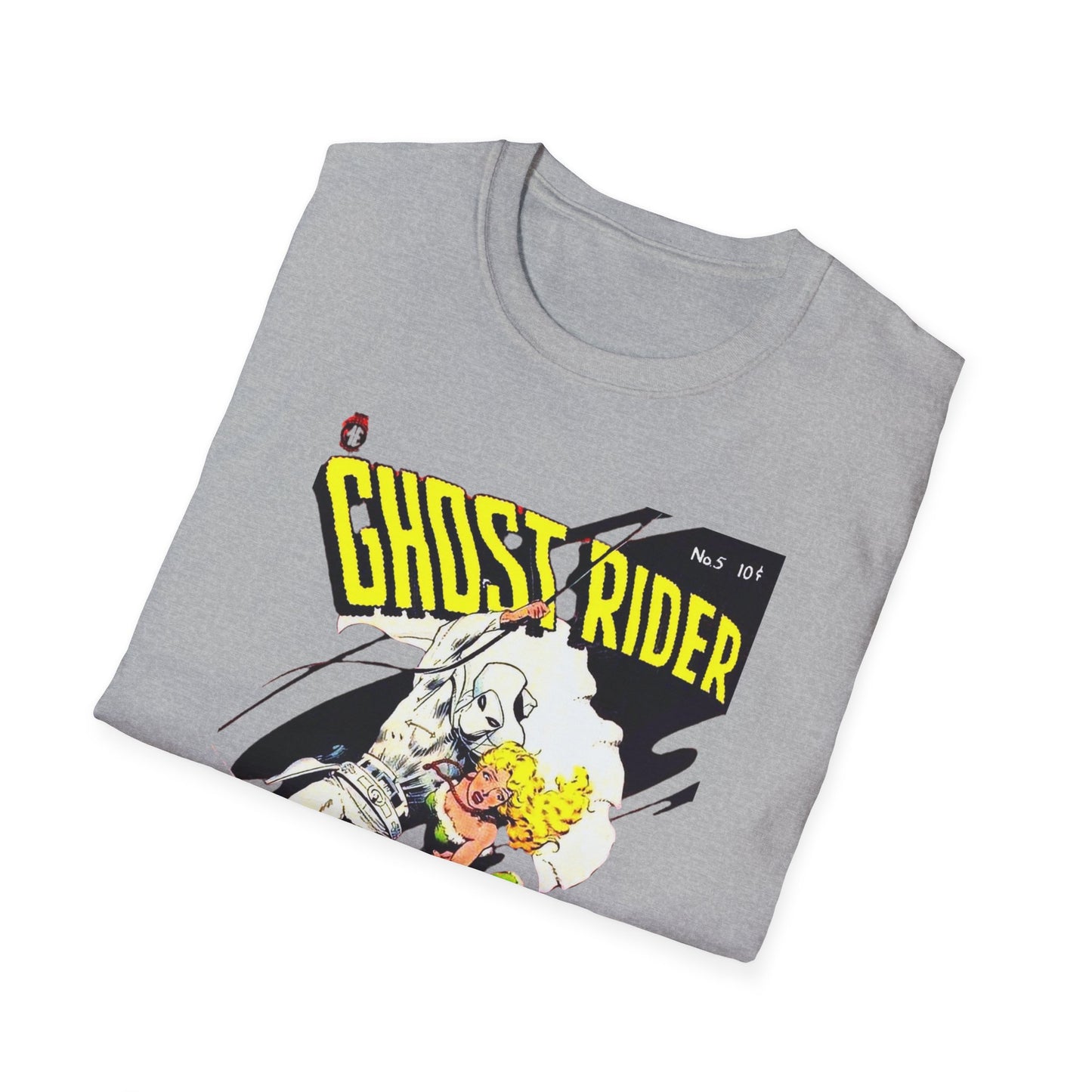 Vintage Retro Ghost Rider Comic Book T-Shirt - Classic Fit, Ethically Sourced Cotton