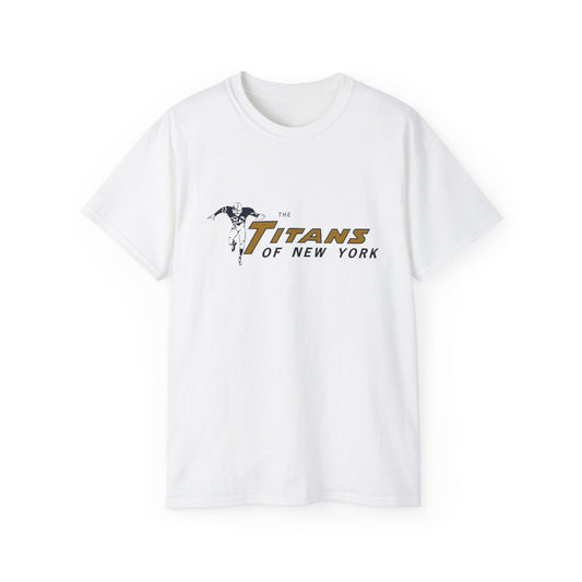 The Titans of New York Football Team Unisex Ultra Cotton Tee - Old School Male 