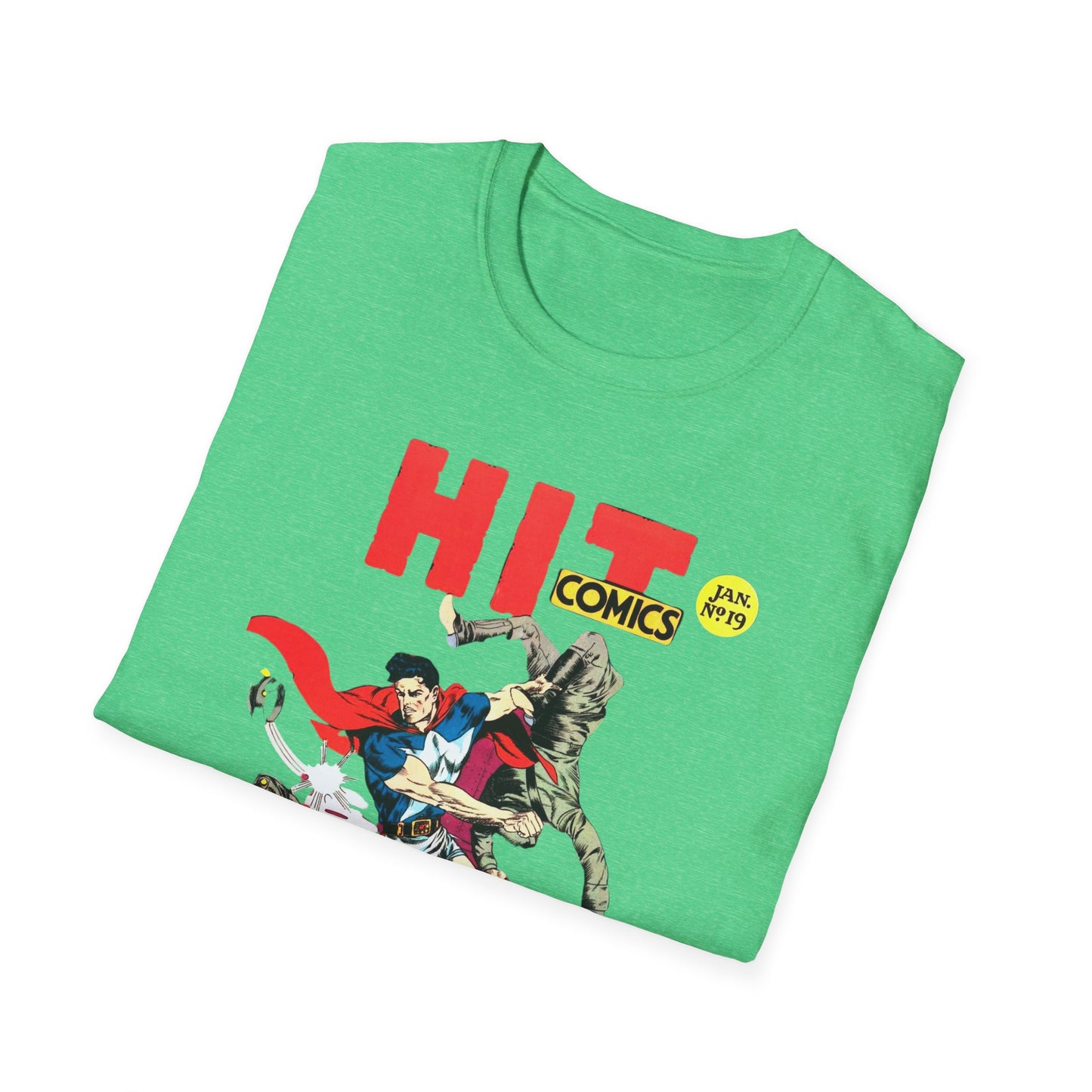 Vintage Comic T-Shirt for Adults - 100% Cotton Classic Fit with Iconic Retro Design