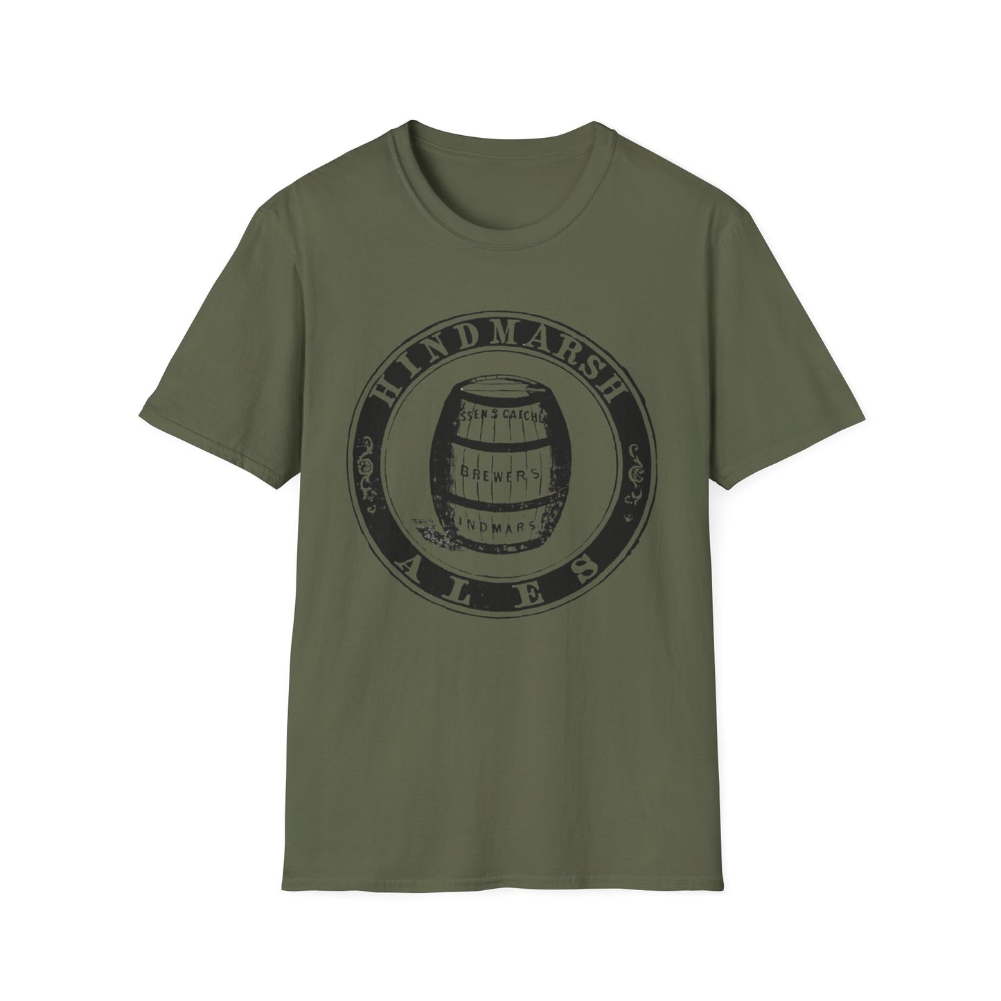 Vintage Hindmarsh Ales Unisex T-Shirt - 100% Cotton Softstyle Tee for Beer Lovers