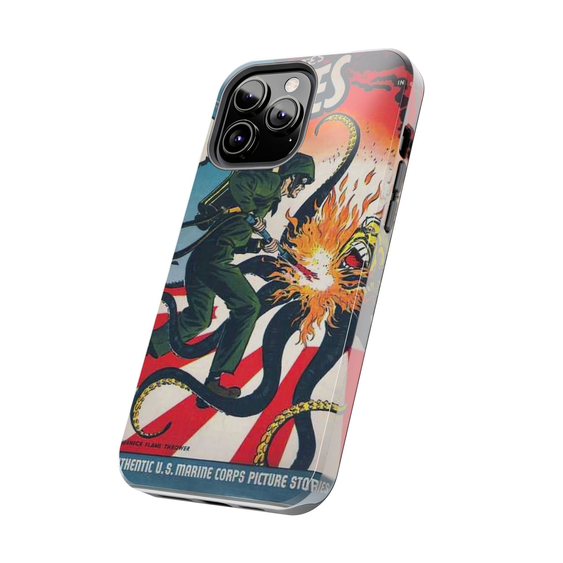 Vintage Marine-Themed Tough Phone Cases for Ultimate Protection - Old School Male 