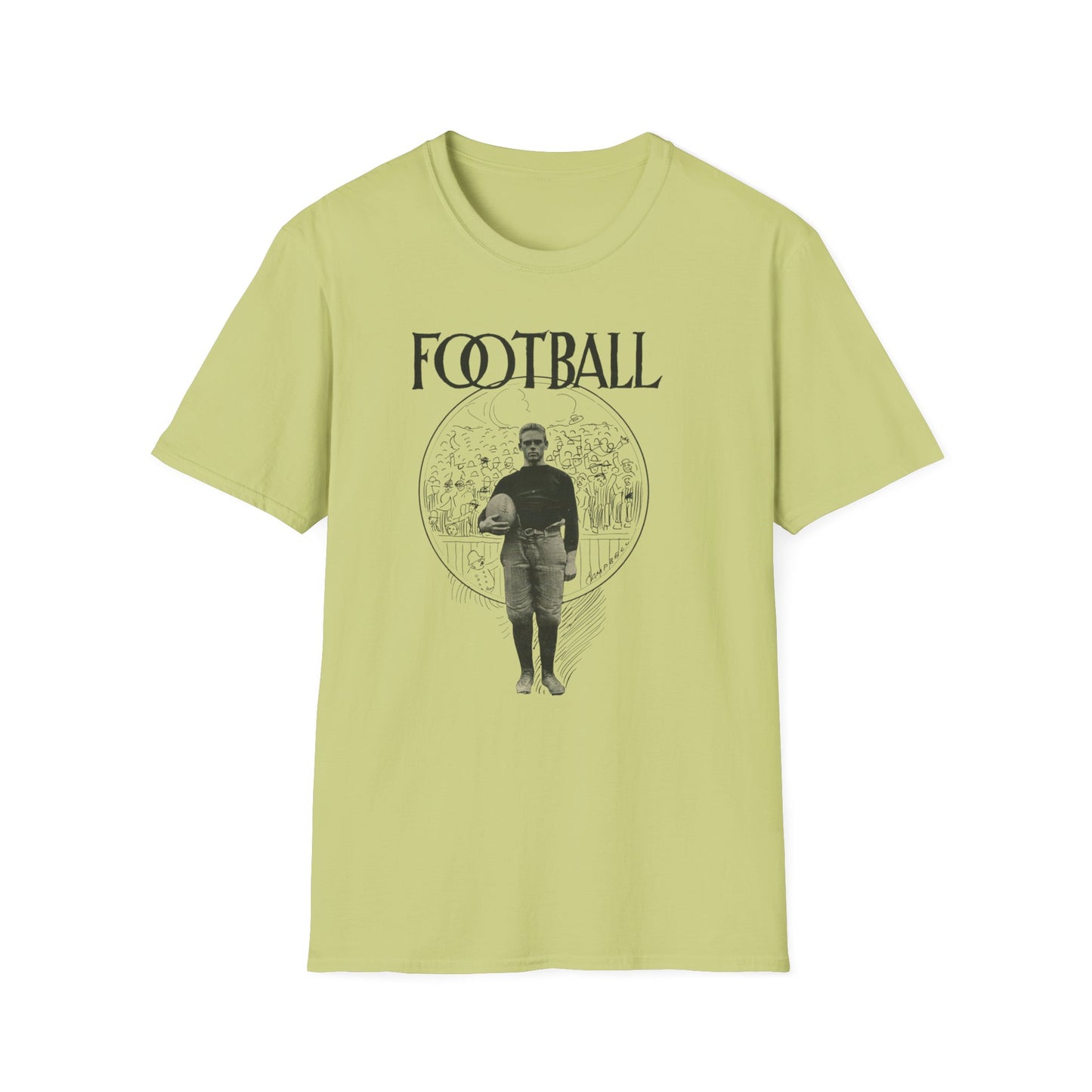 Score Big With Our Vintage Football Tee - Unisex Comfort For Game Day and Retro Vibes!