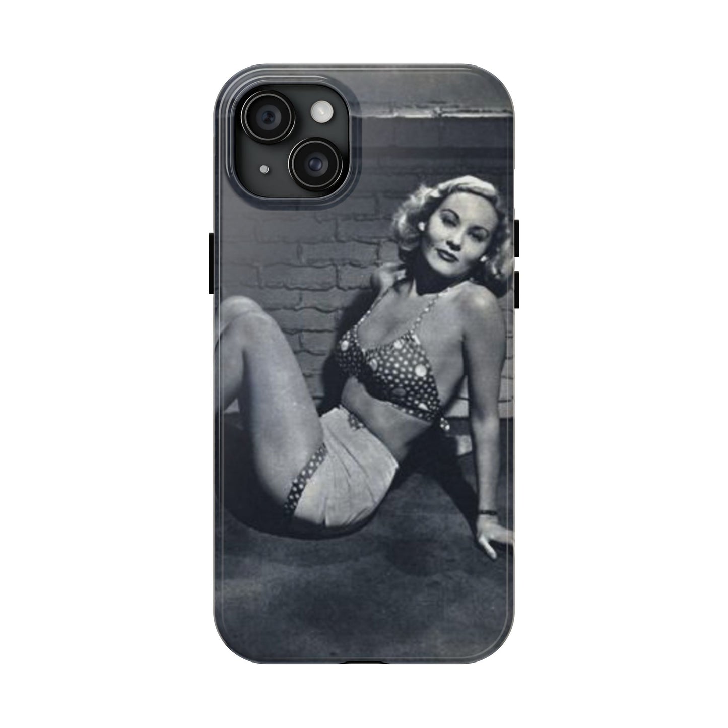 Retro Pinup Girl Tough Smartphone Cases - Old School Male 