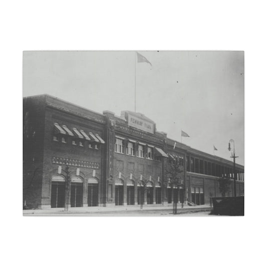 Vintage Fenway Park Canvas Wall Art - High-Quality, Sustainable Decor for Baseball Fans