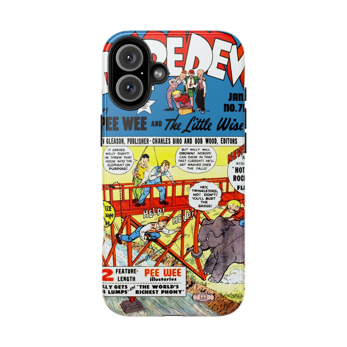 Vintage Comic Book Inspired Phone Case - Old School Male 