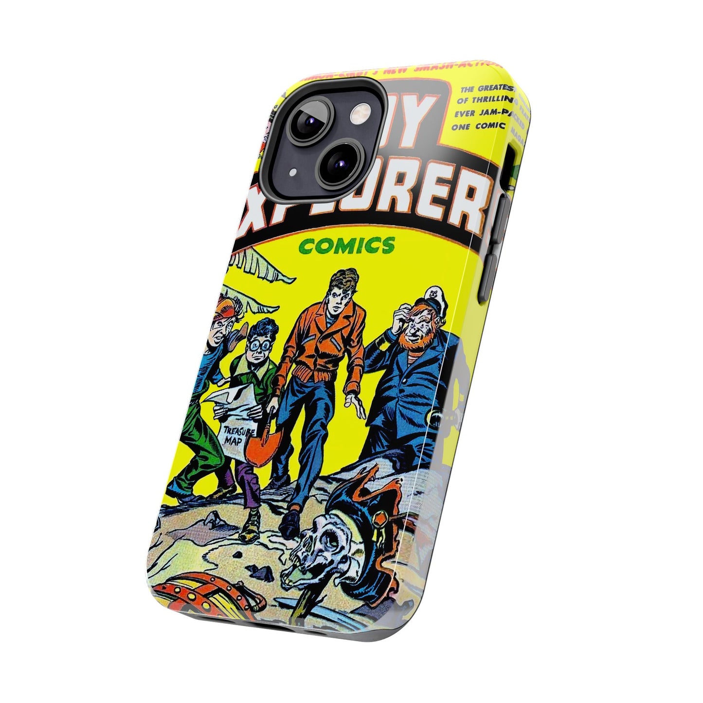 Vintage Comic Book Cover Rugged Phone Cases - Old School Male 