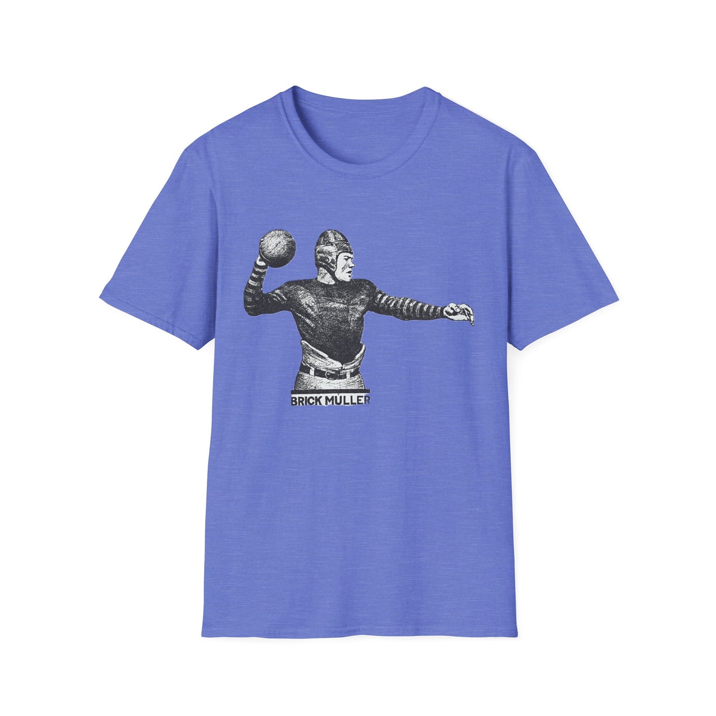 Retro Brick Muller Football Player Tee