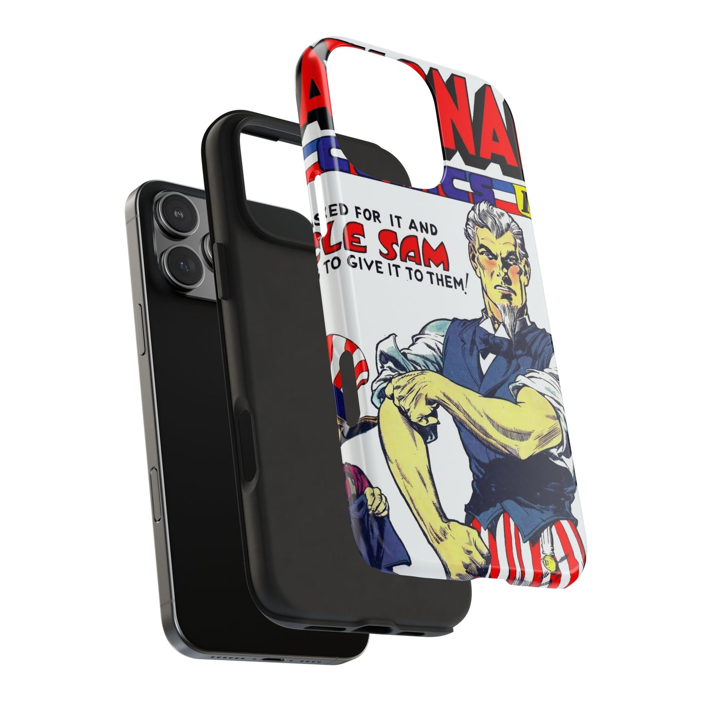 Vintage Comic Art Durable Phone Cases