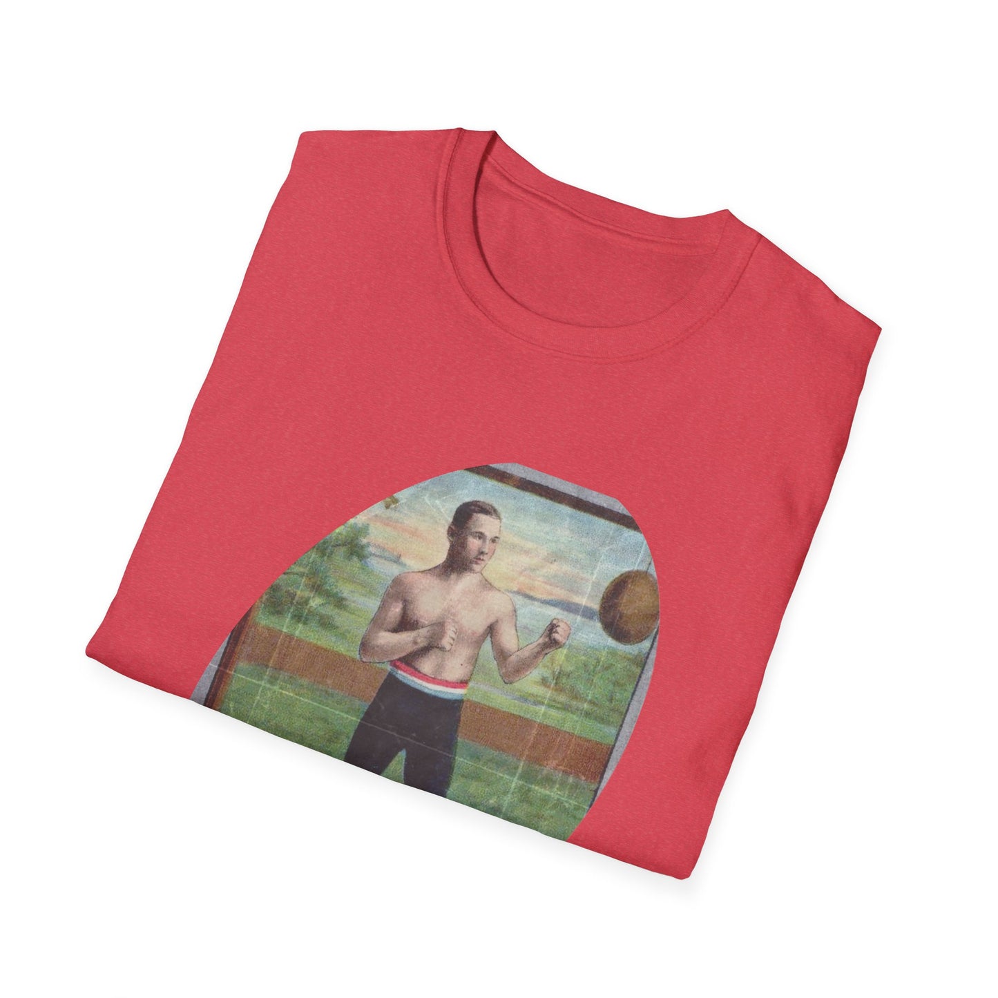 Retro Boxer Fighter Unisex Cotton T-Shirt