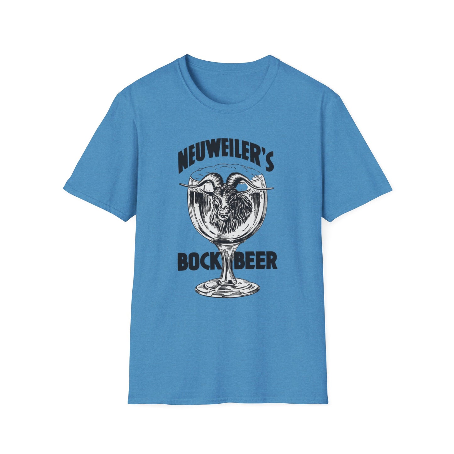 Sip Back and Relax: Vintage Neuweiler's 100% Cotton Bock Beer T-Shirt for Ultimate Chill Vibes