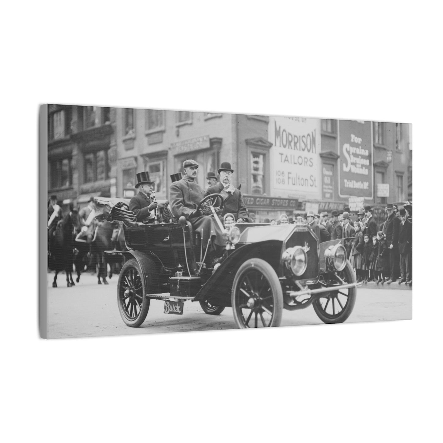 Vintage President Taft Arrival in NYC Canvas Print