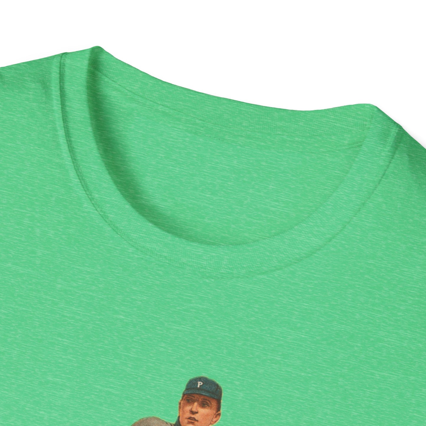 Retro Baseball Player Unisex Softstyle Tee