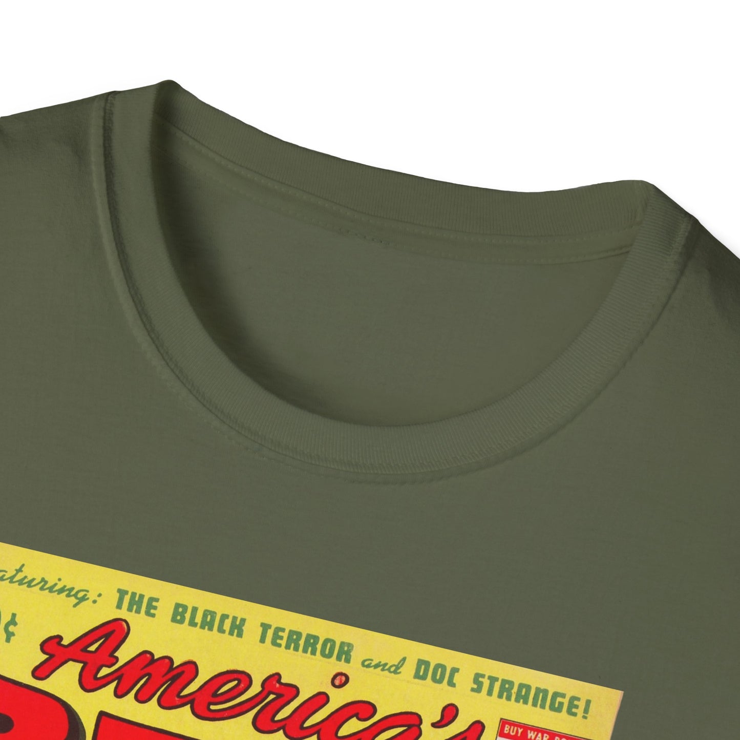 Retro America's Best Comic Book T-Shirt - Unisex Softstyle Tee for Comic Fans & Enthusiasts