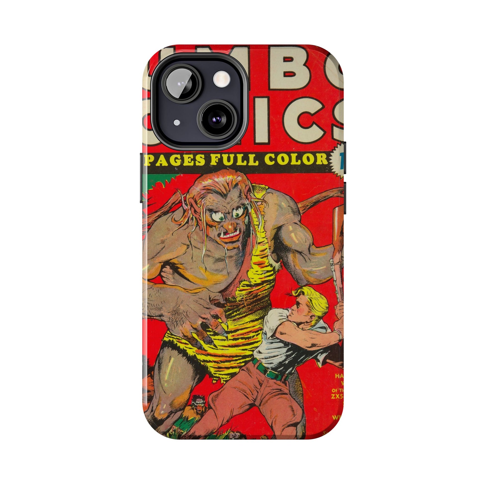 Vintage-Inspired Comic Book Tough Phone Cases - Old School Male 