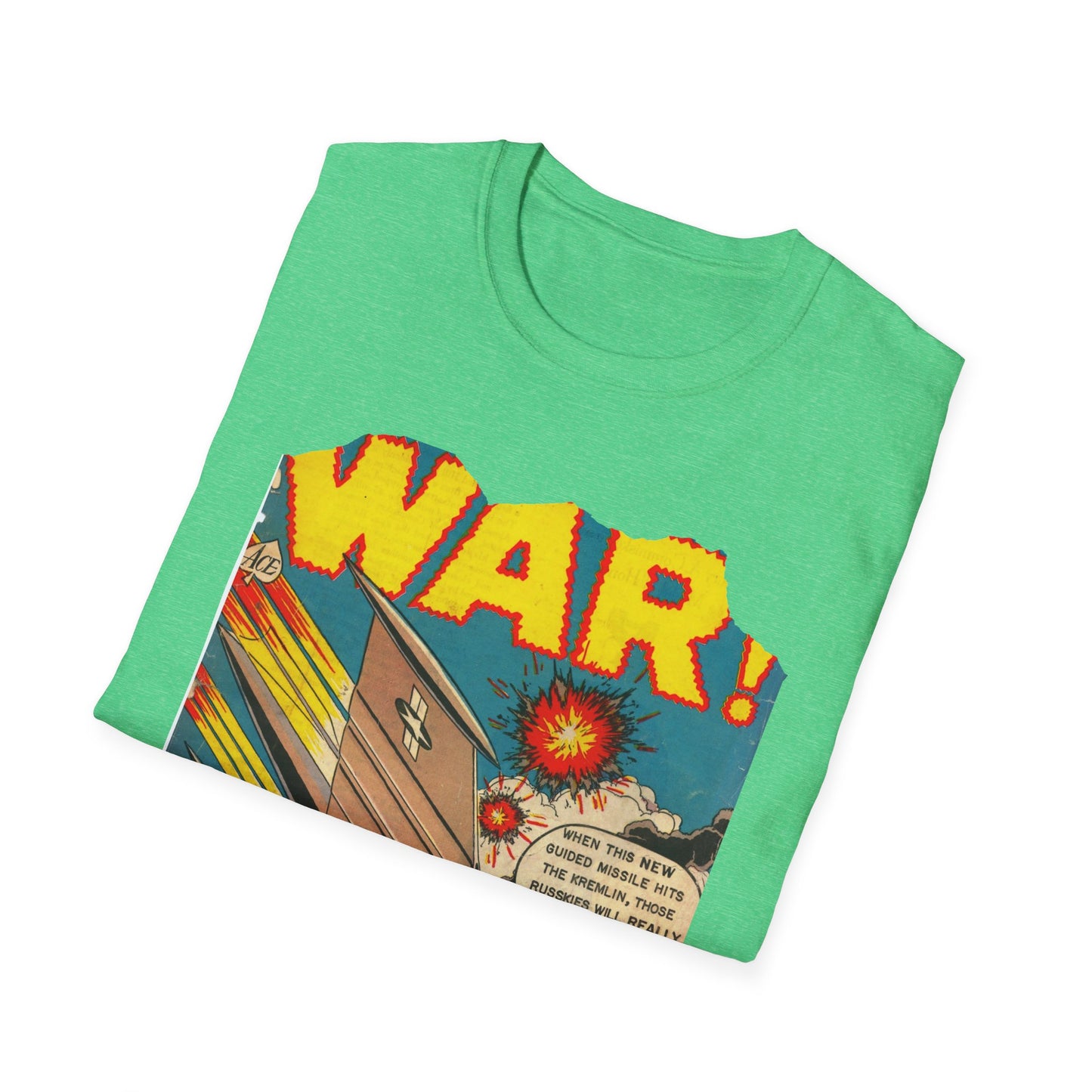 Vintage Comic Book Art Unisex Softstyle Tee